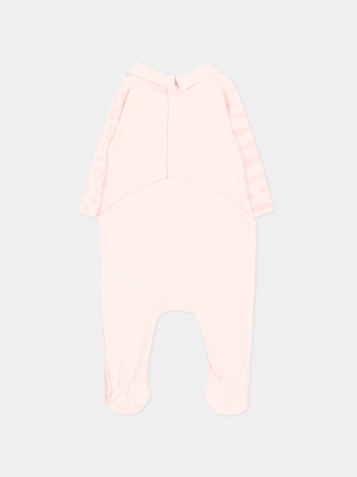 Tutina rosa per neonata con tigre,Kenzo Kids,K62097 43B