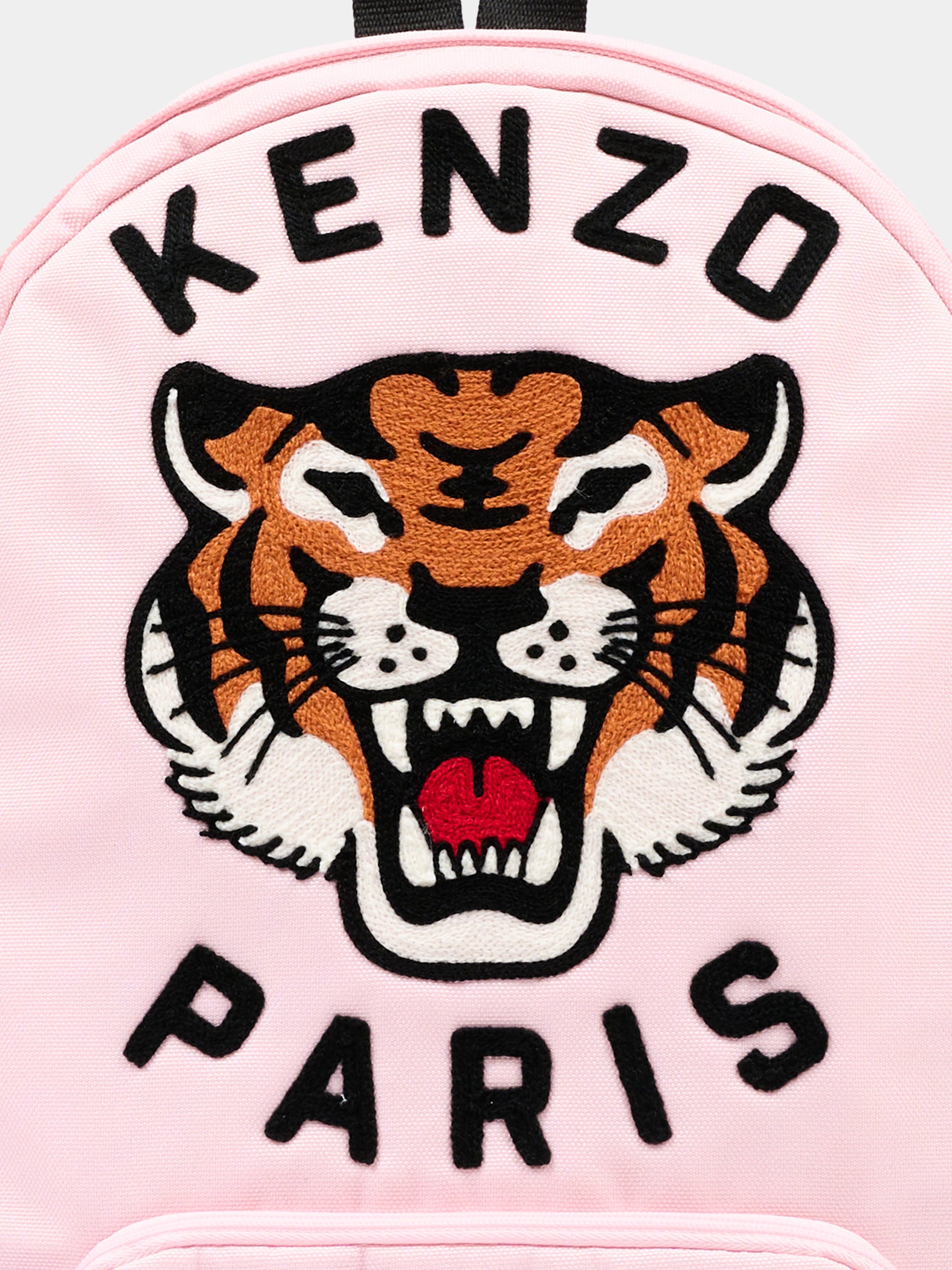 Zaino rosa per bambina con logo,Kenzo Kids,K62154 44F