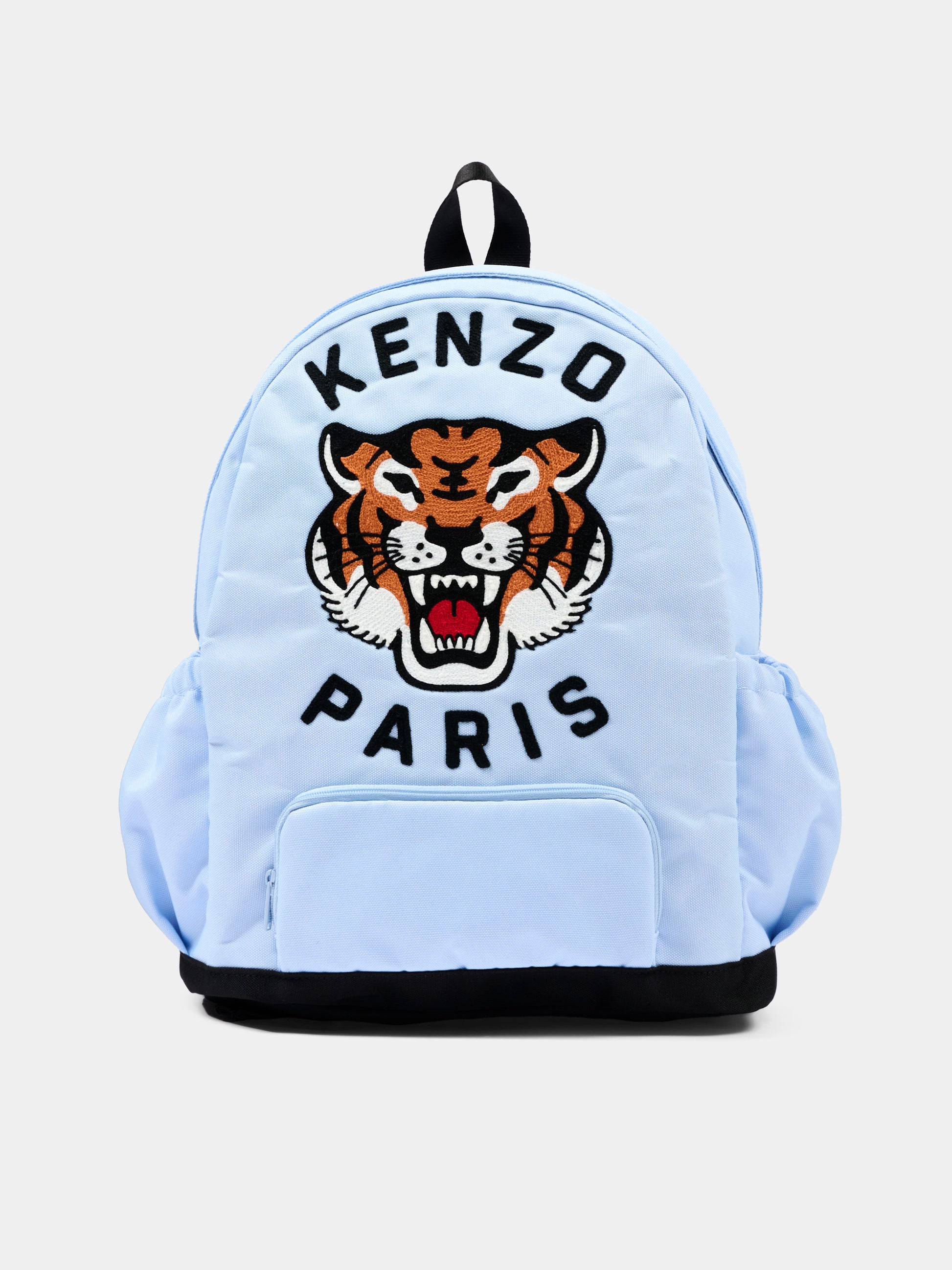 Zaino azzurro per bambino con logo,Kenzo Kids,K62154 77E
