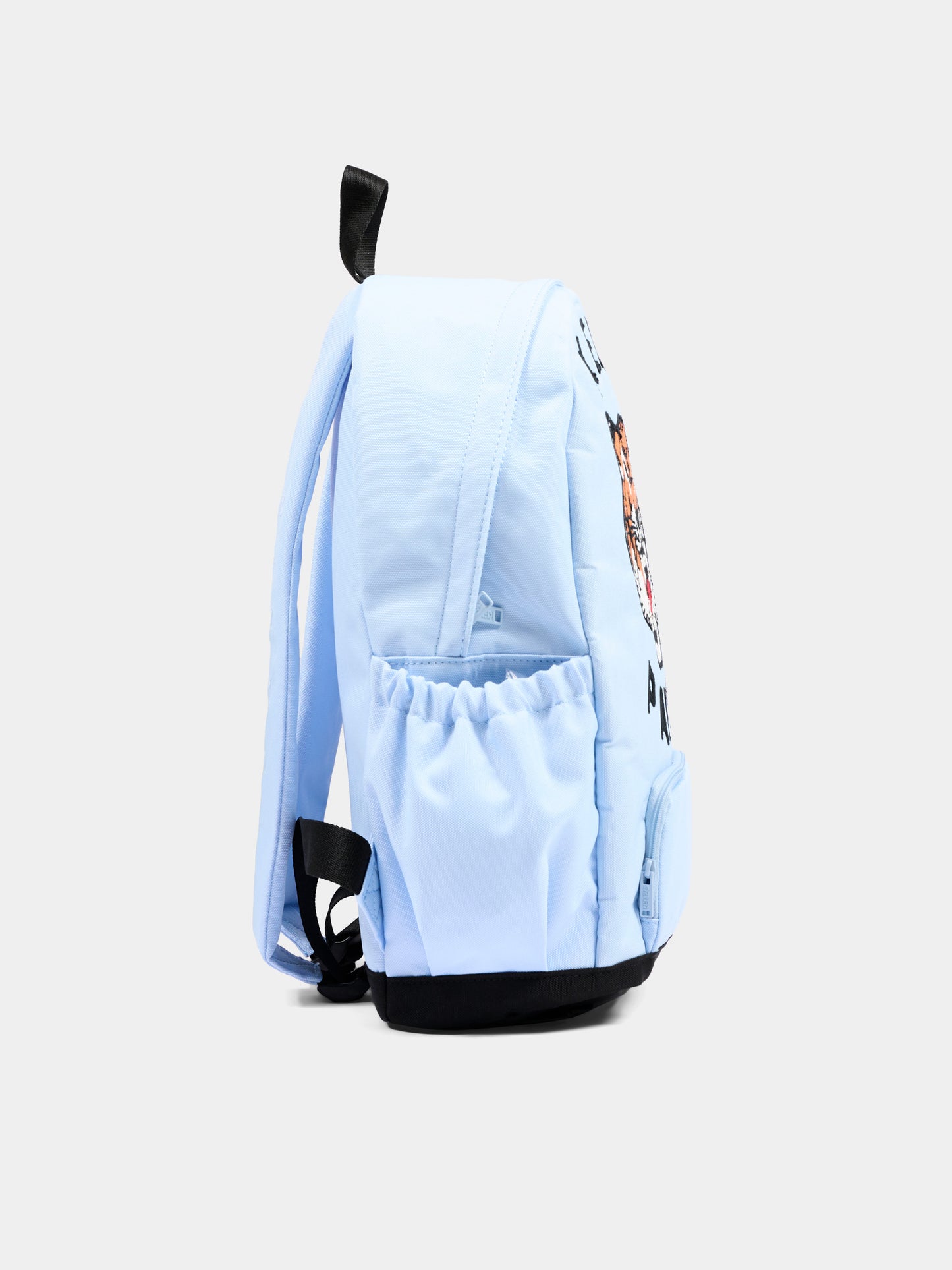 Zaino azzurro per bambino con logo,Kenzo Kids,K62154 77E
