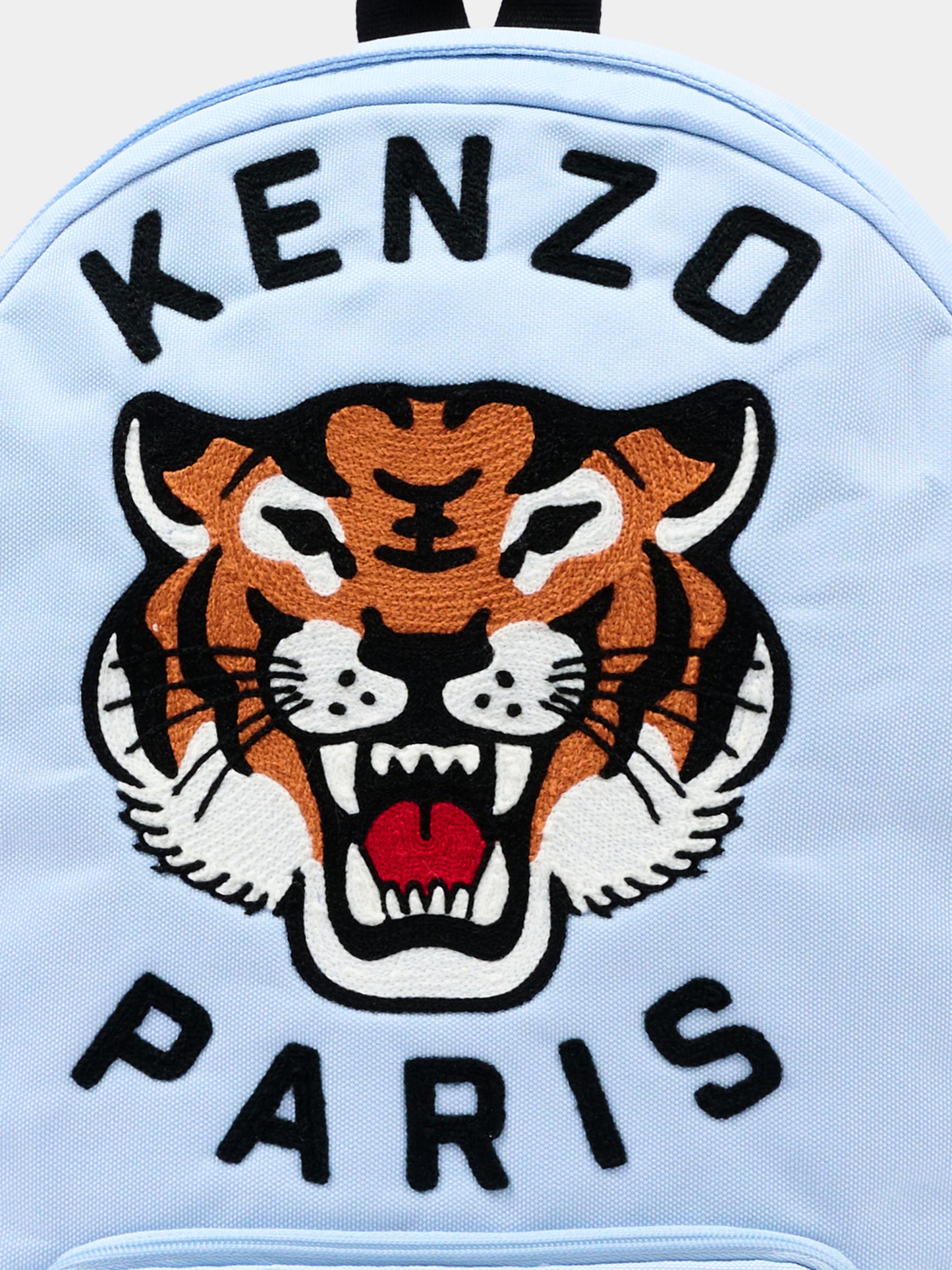 Zaino azzurro per bambino con logo,Kenzo Kids,K62154 77E