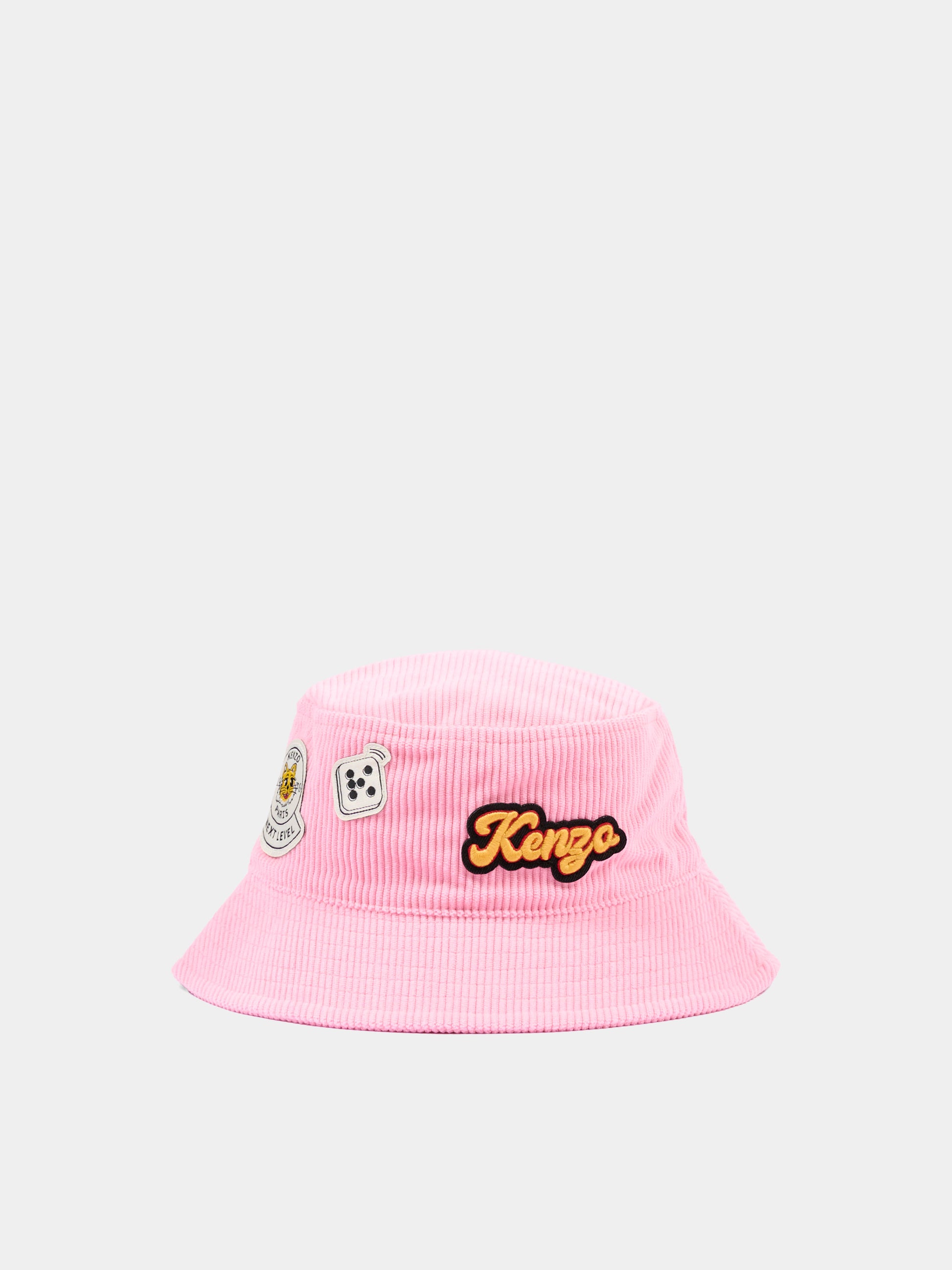 Cloche rosa per bambina con logo,Kenzo Kids,K62158 45A