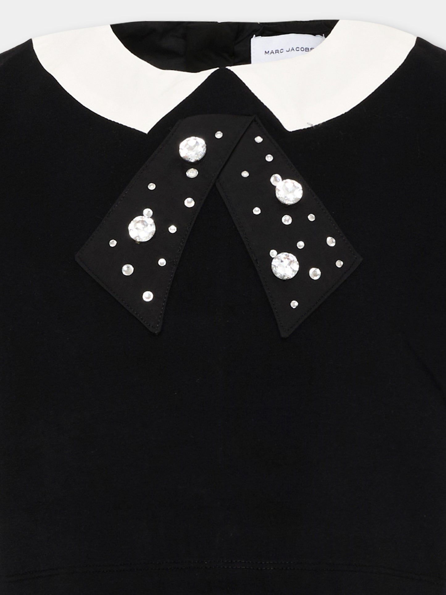 Vestito a manica corta nero con fiocco,Marc Jacobs,W60974 09B