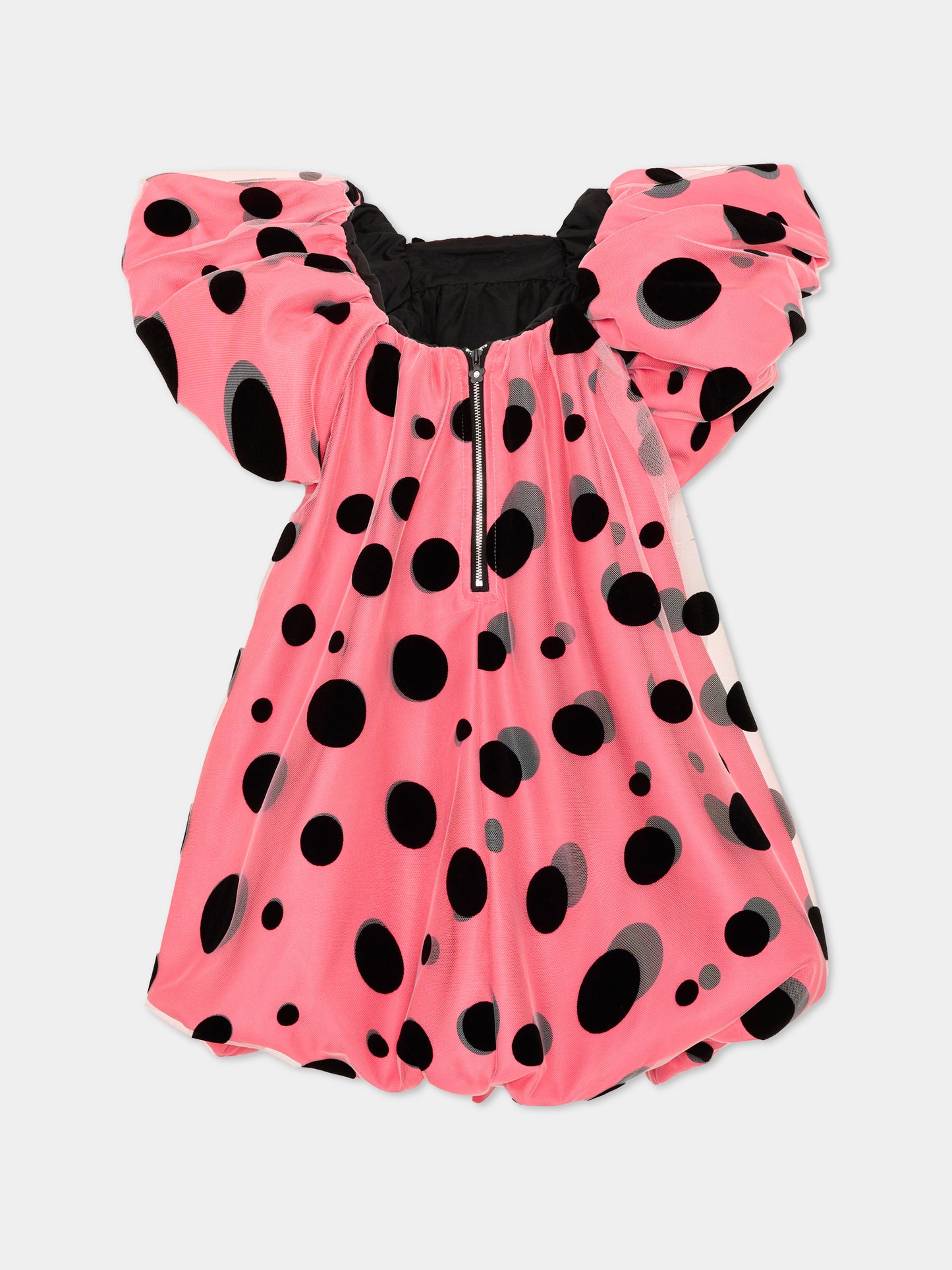 Abito elegante rosa per bambina a pois,Marc Jacobs,W60980 98A