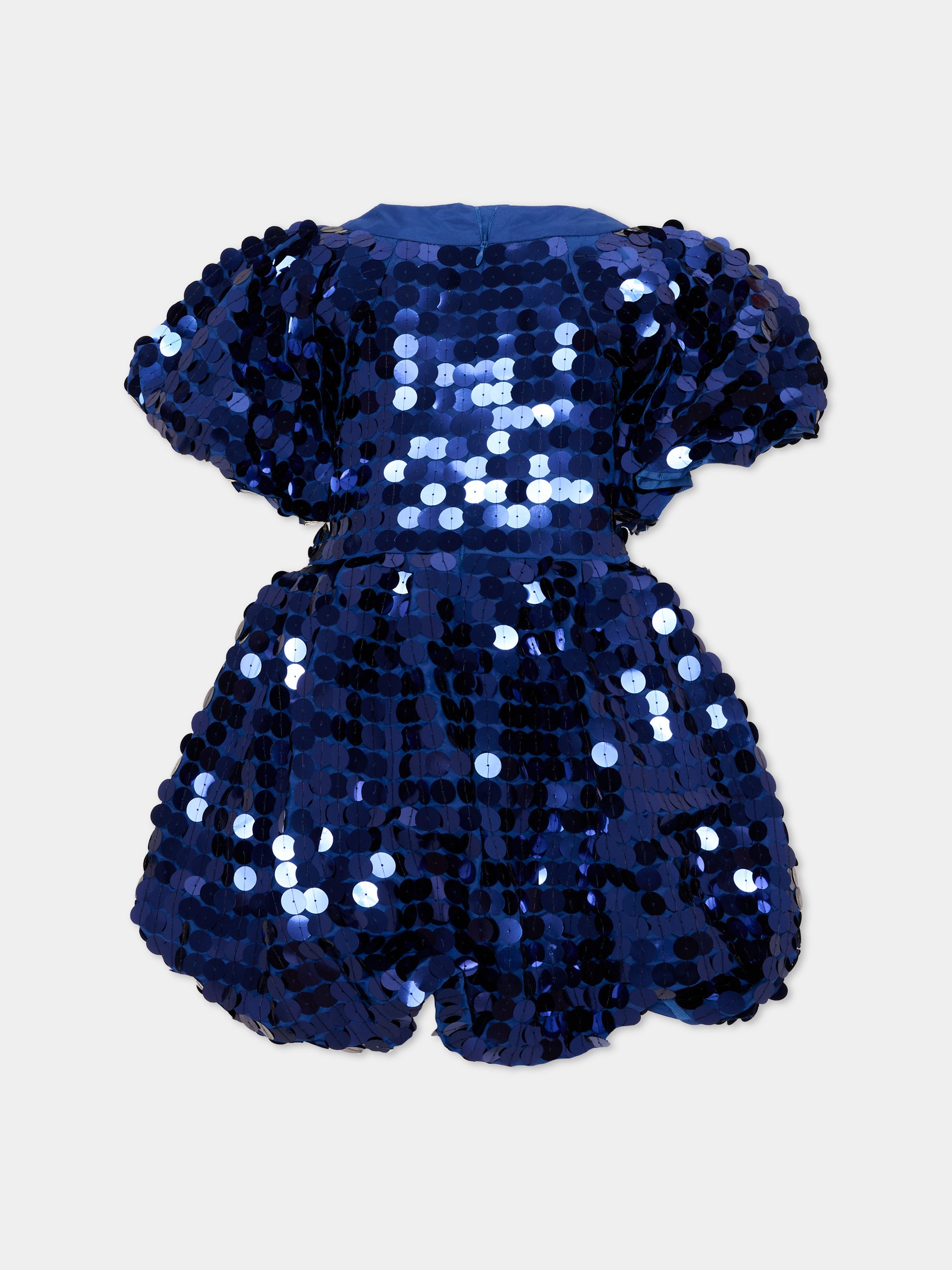 Abito blu per bambina con paillettes,Marc Jacobs,W60981 841
