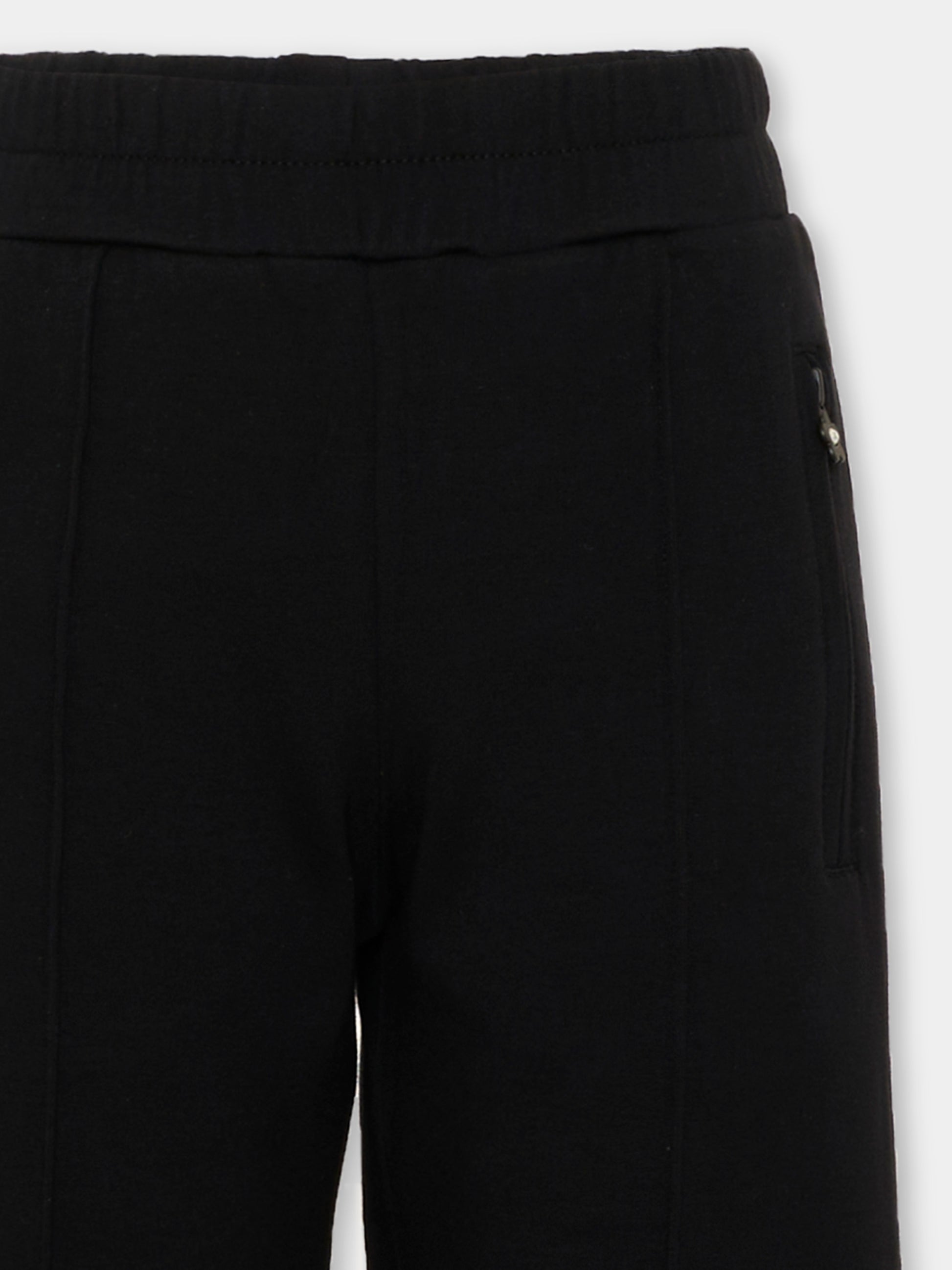 Pantalone nero per bambina con logo,Marc Jacobs,W60987 09B
