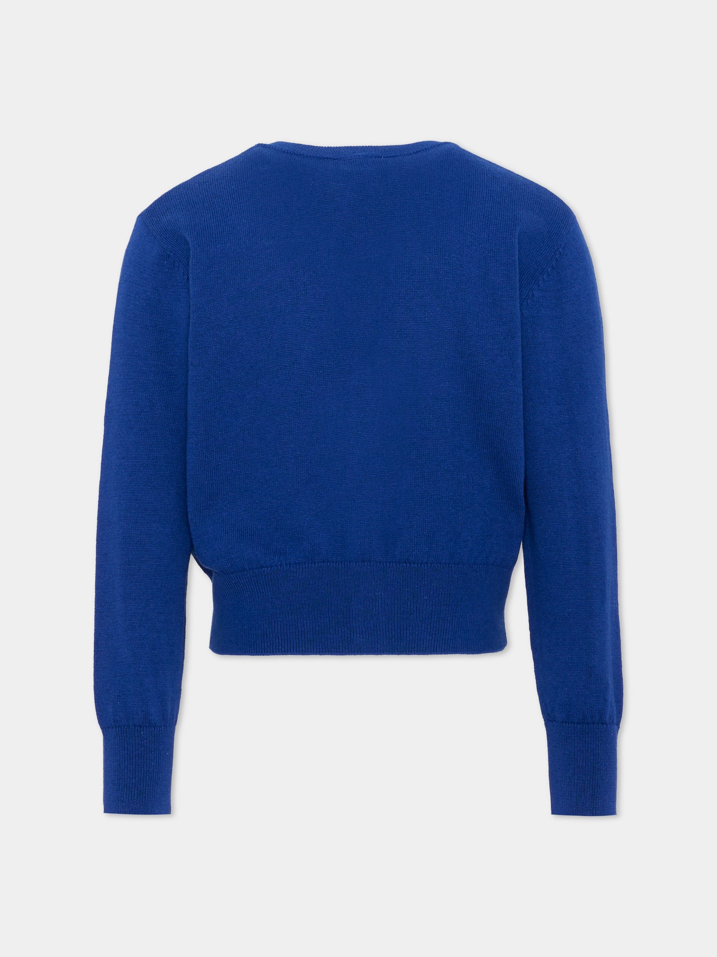 Cardigan blu per bambina con applicazioni,Marc Jacobs,W61003 841