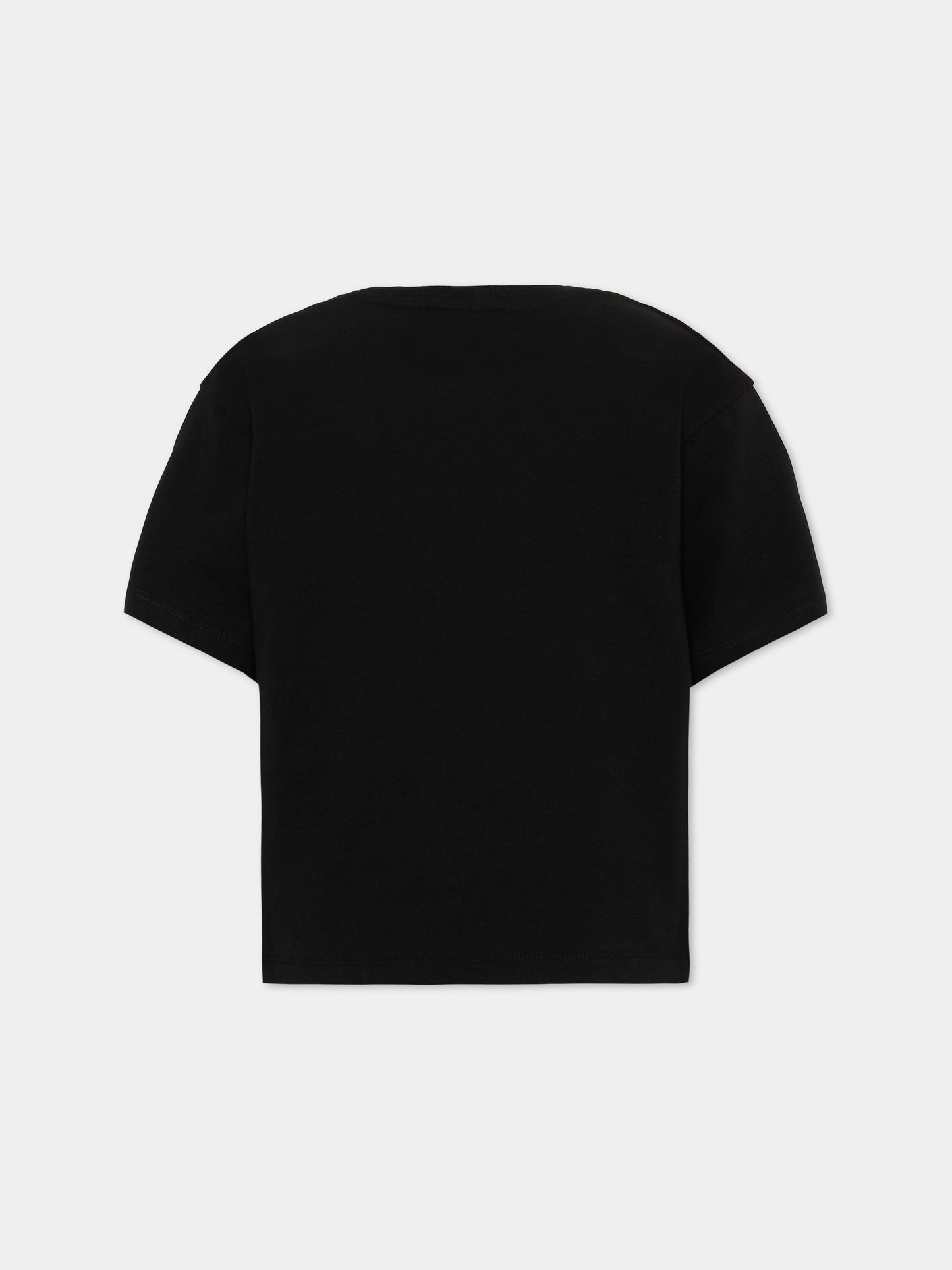 T-Shirt nera per bambino con logo,Marc Jacobs,W61025 09B