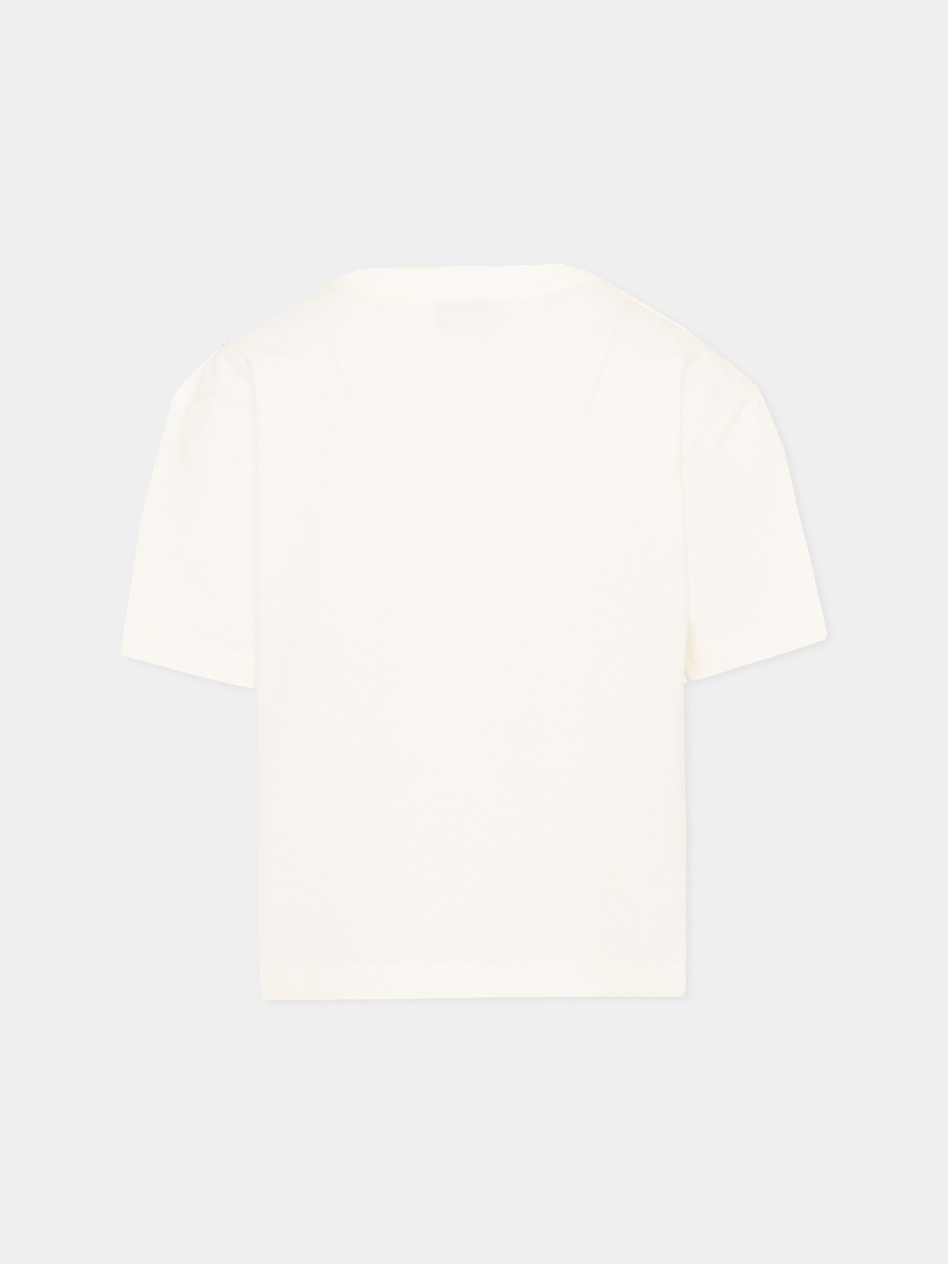 T-Shirt avorio per bambino con stampa marsupio,Marc Jacobs,W61026 126