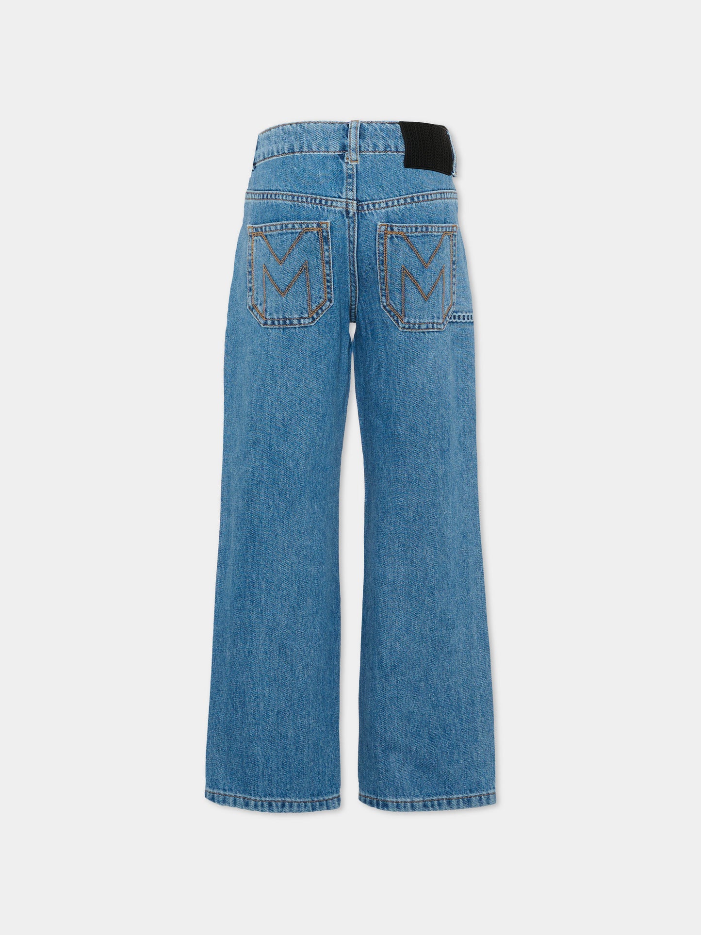 Jeans denim per bambino con logo,Marc Jacobs,W61053 Z10