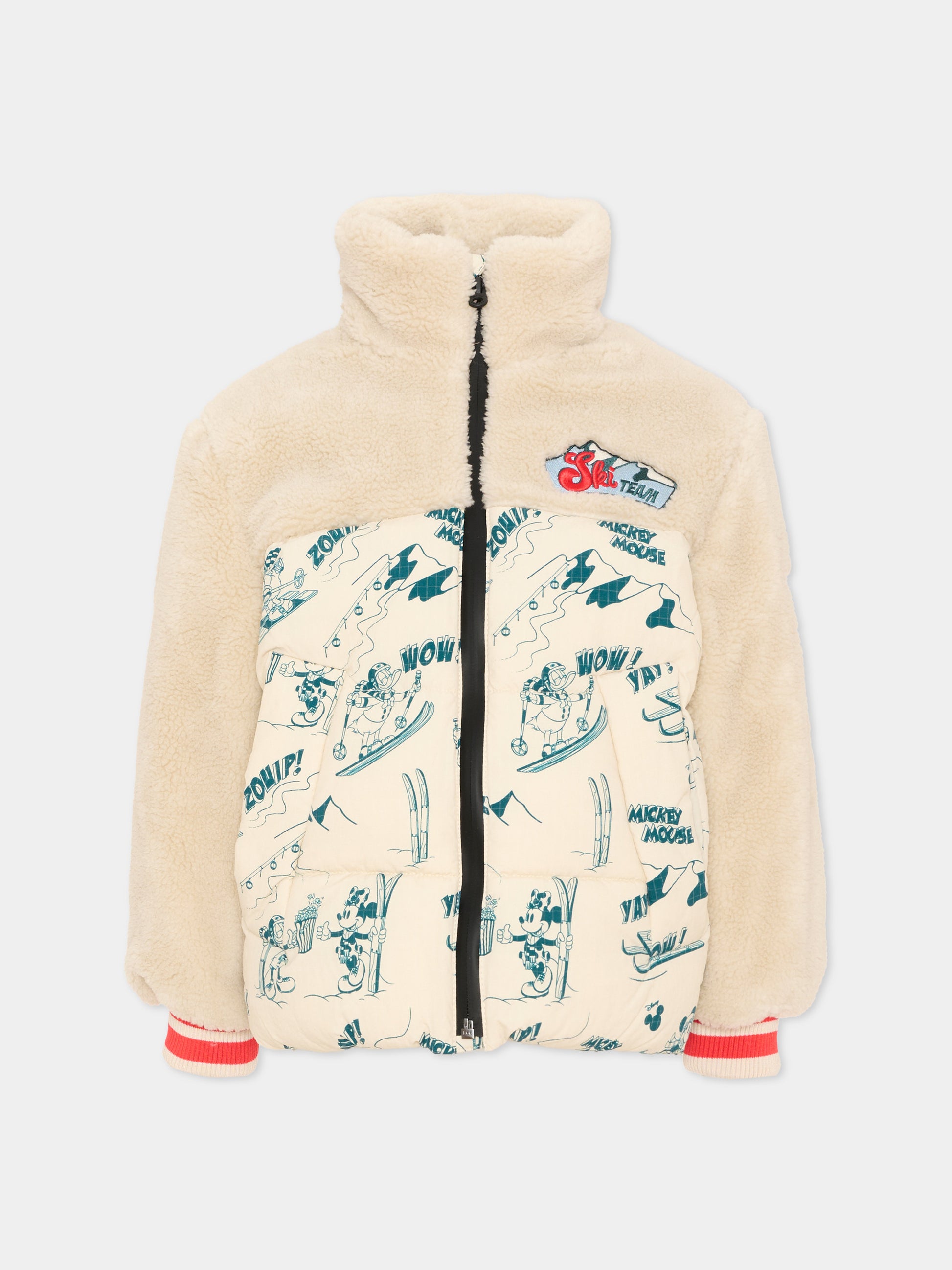 Ecopelliccia avorio per bambino stampata,Marc Jacobs,W61069 184