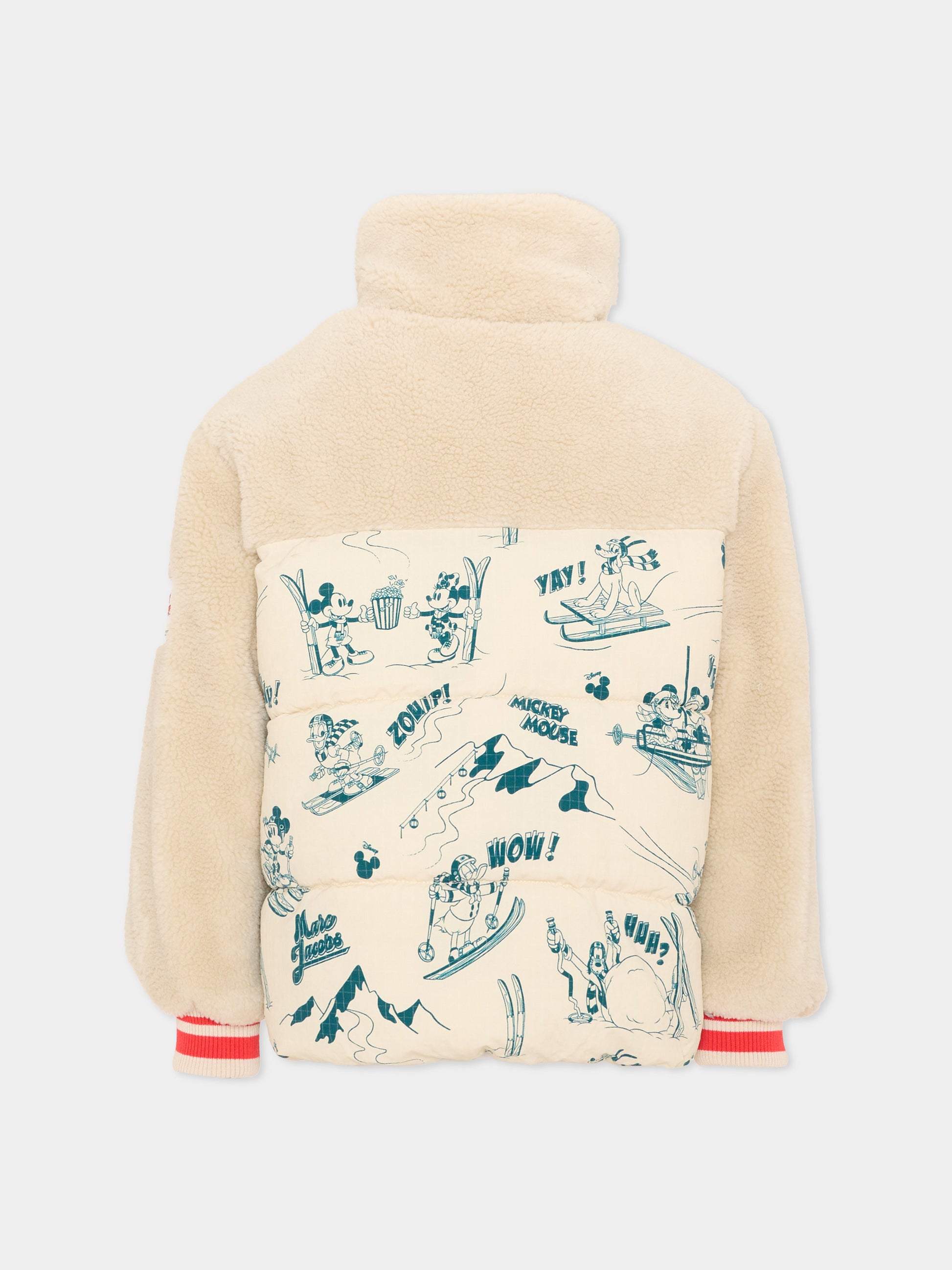 Ecopelliccia avorio per bambino stampata,Marc Jacobs,W61069 184