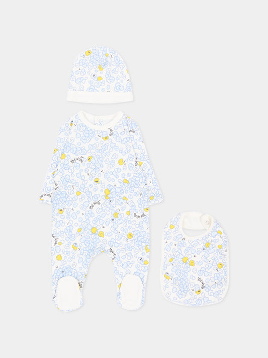 Set Tutine bianco per neonato con stampa,Marc Jacobs,W61075 182