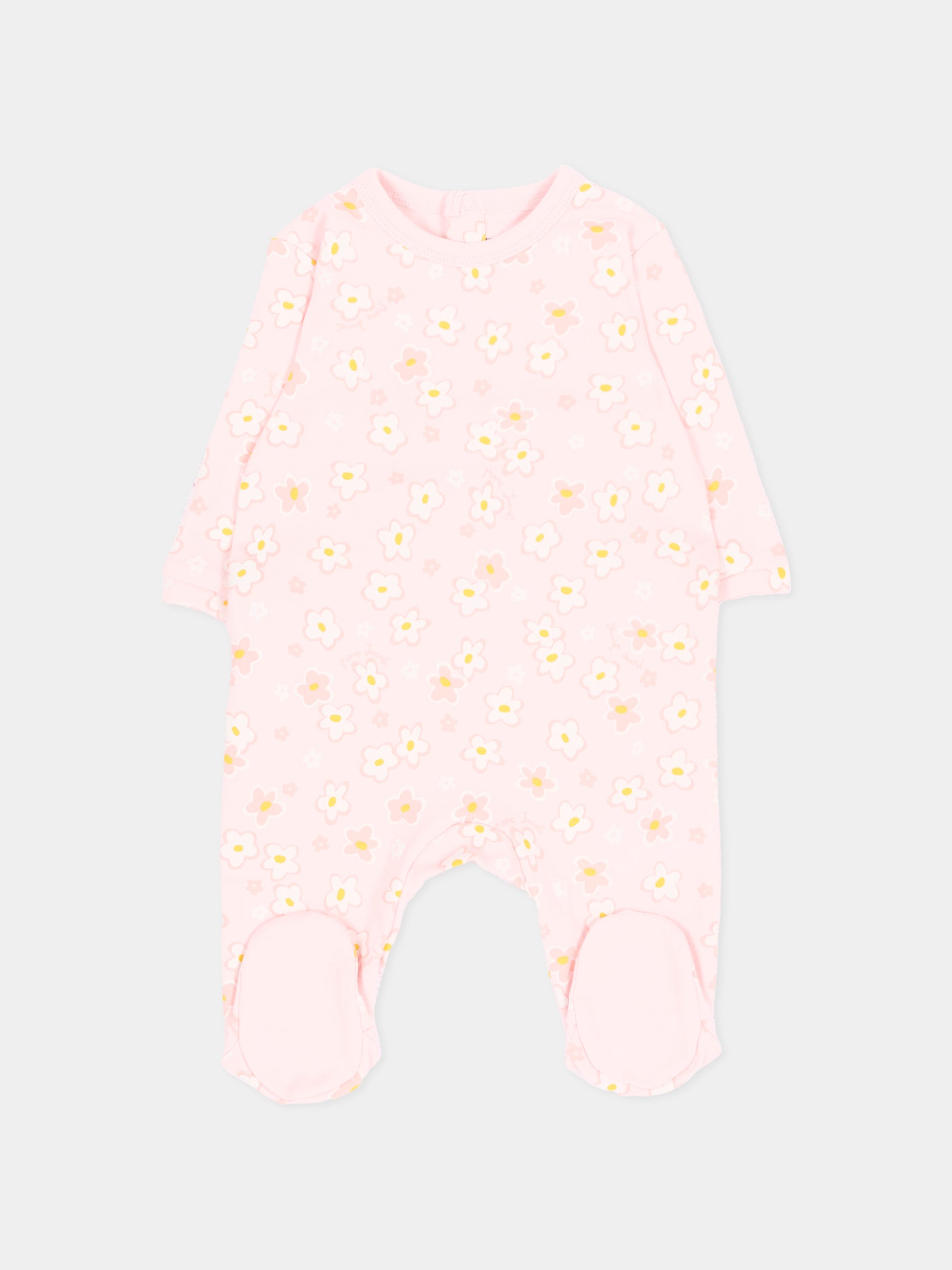 Set Tutine rosa per neonata floreale,Marc Jacobs,W61076 43M