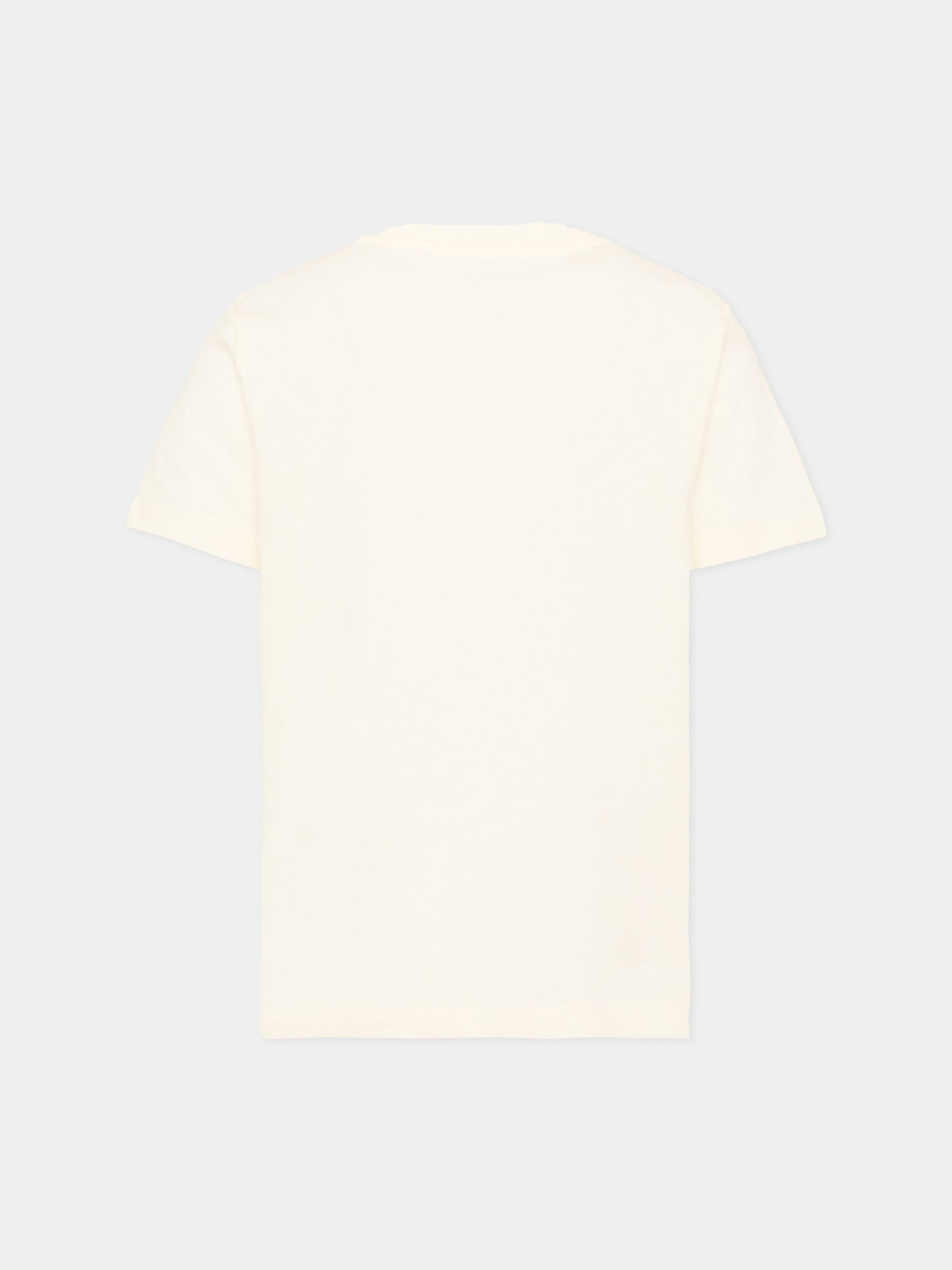 T-Shirt avorio per bambini con logo,Zadig & Voltaire Kids,X60628 195