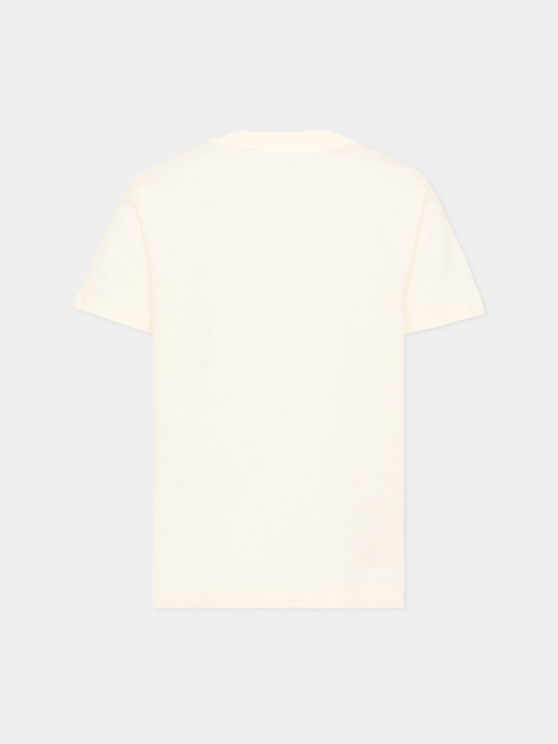 T-Shirt avorio per bambini con logo,Zadig & Voltaire Kids,X60628 195