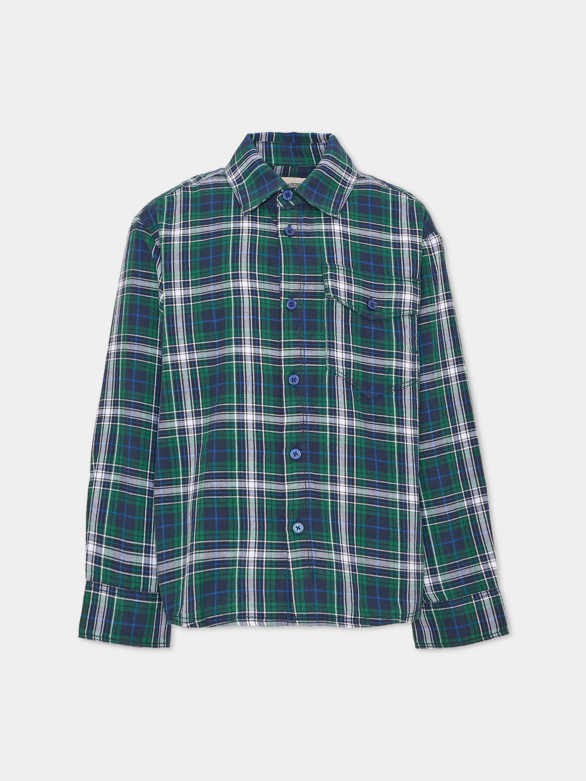 Camicia a manica lunga per bambina multicolor,Zadig & Voltaire Kids,X60855 66H
