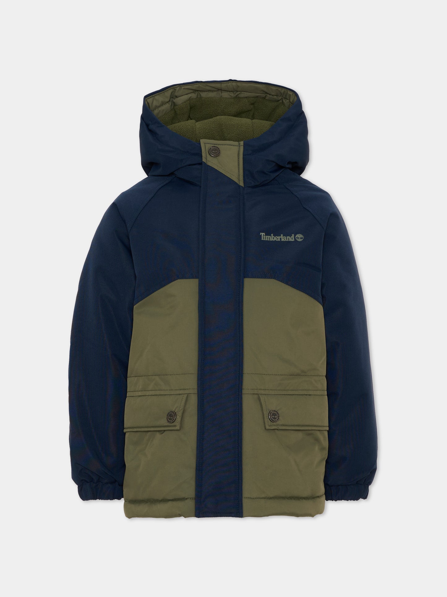 Parka blu per bambino,Timberland,T61073 849