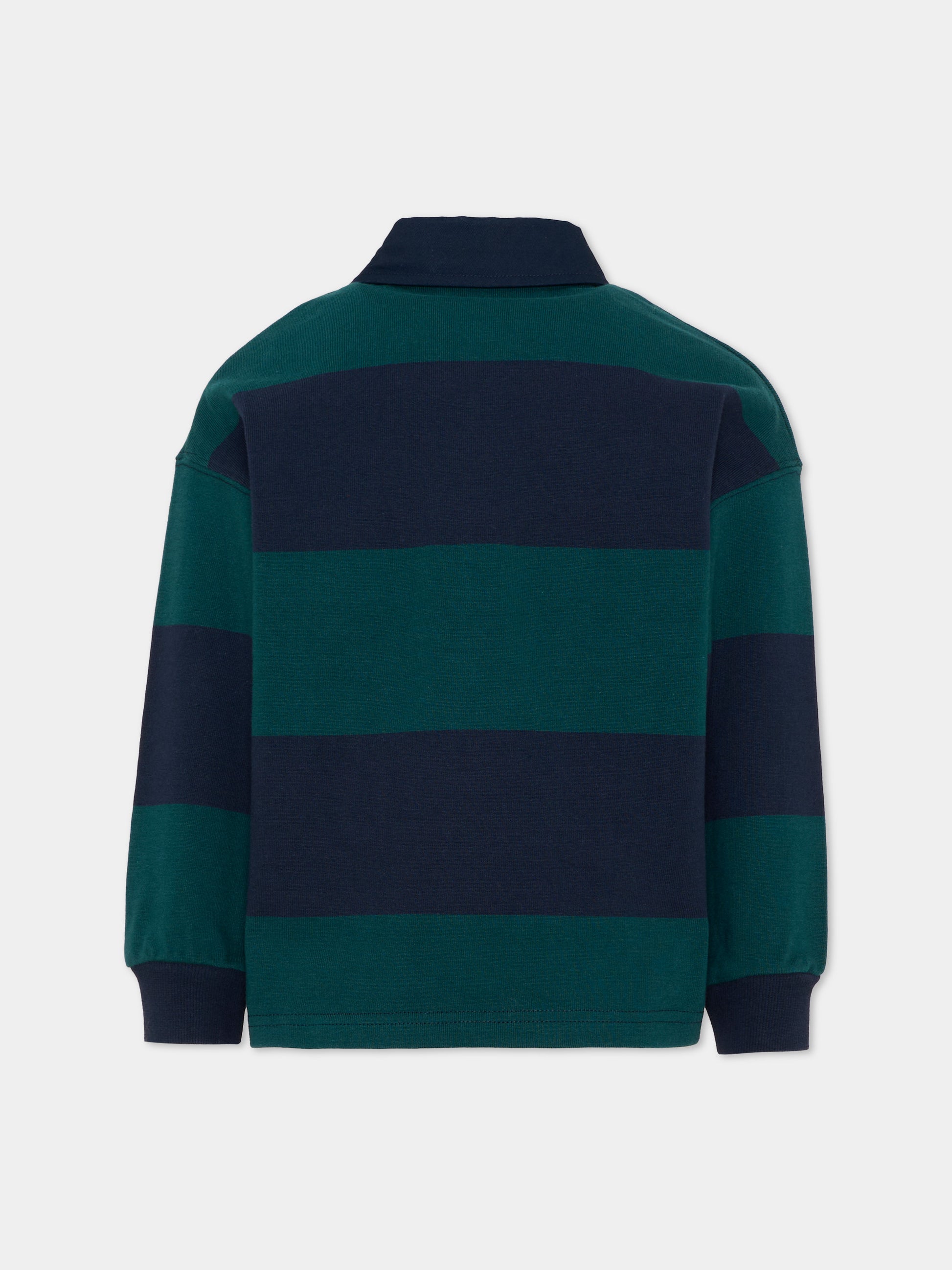 Polo a manica lunga blu a righe,Timberland,T61089 68R