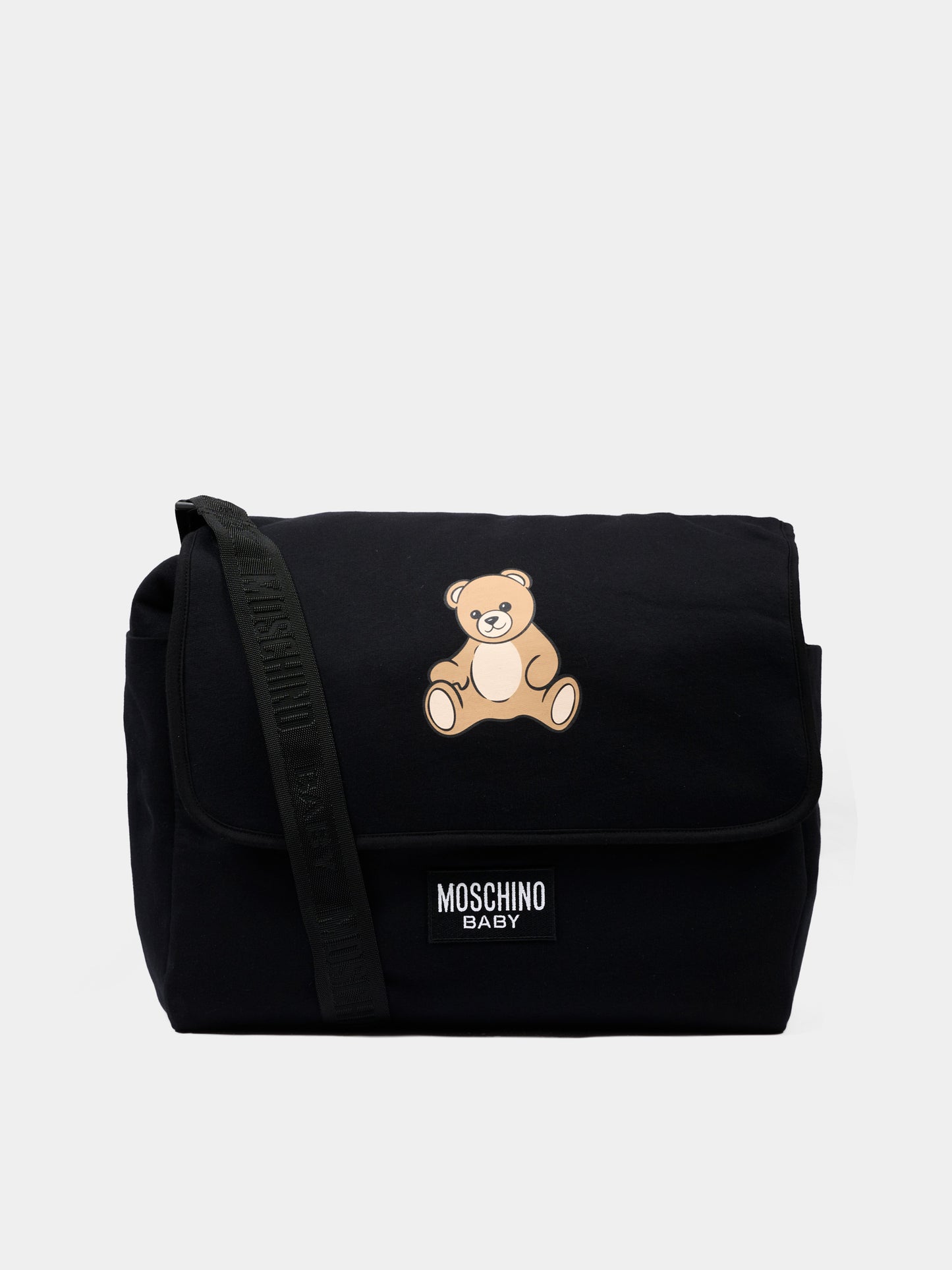 Sac à maman noir pour Bébés avec Teddy Bear