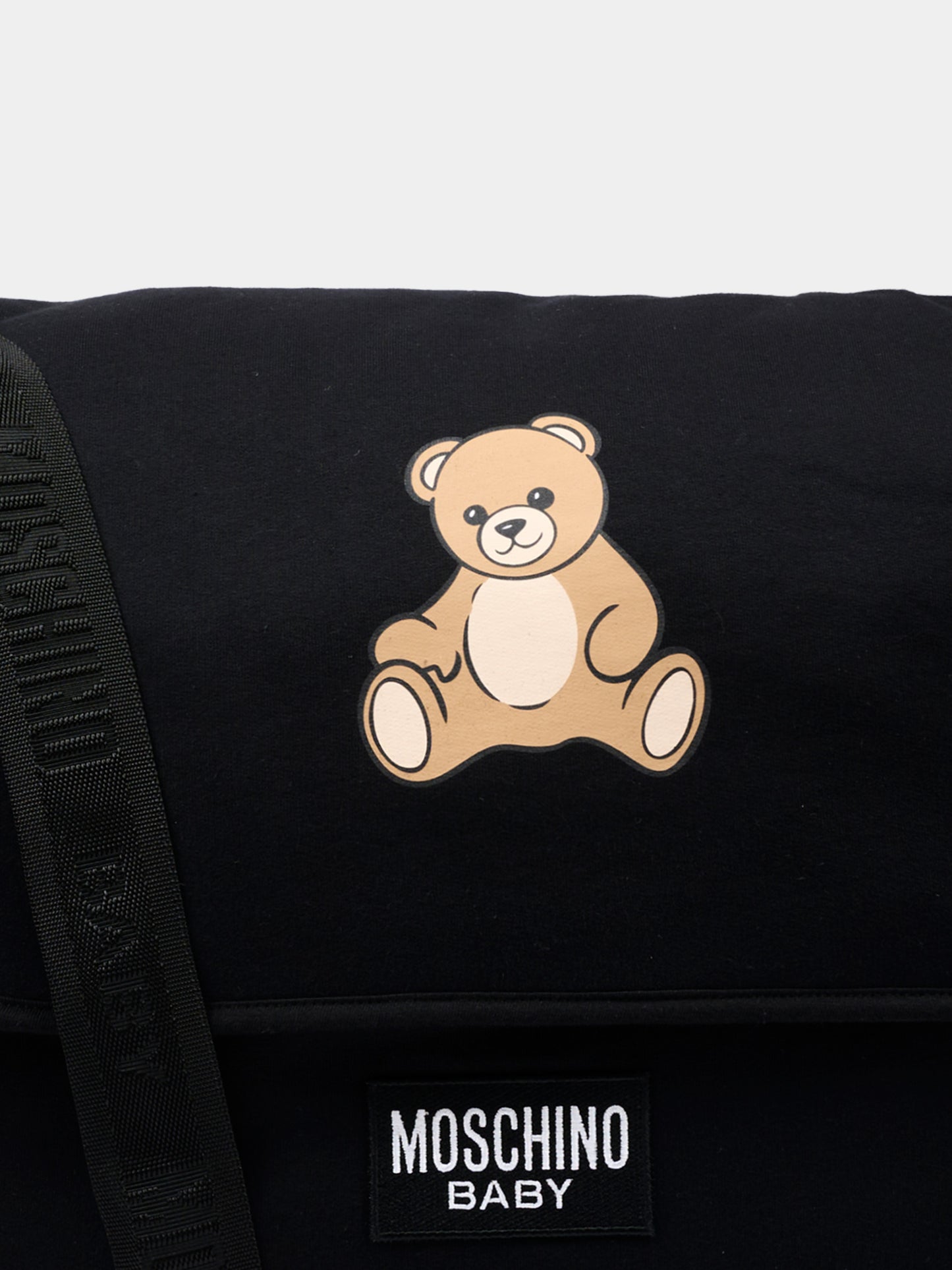 Sac à maman noir pour Bébés avec Teddy Bear