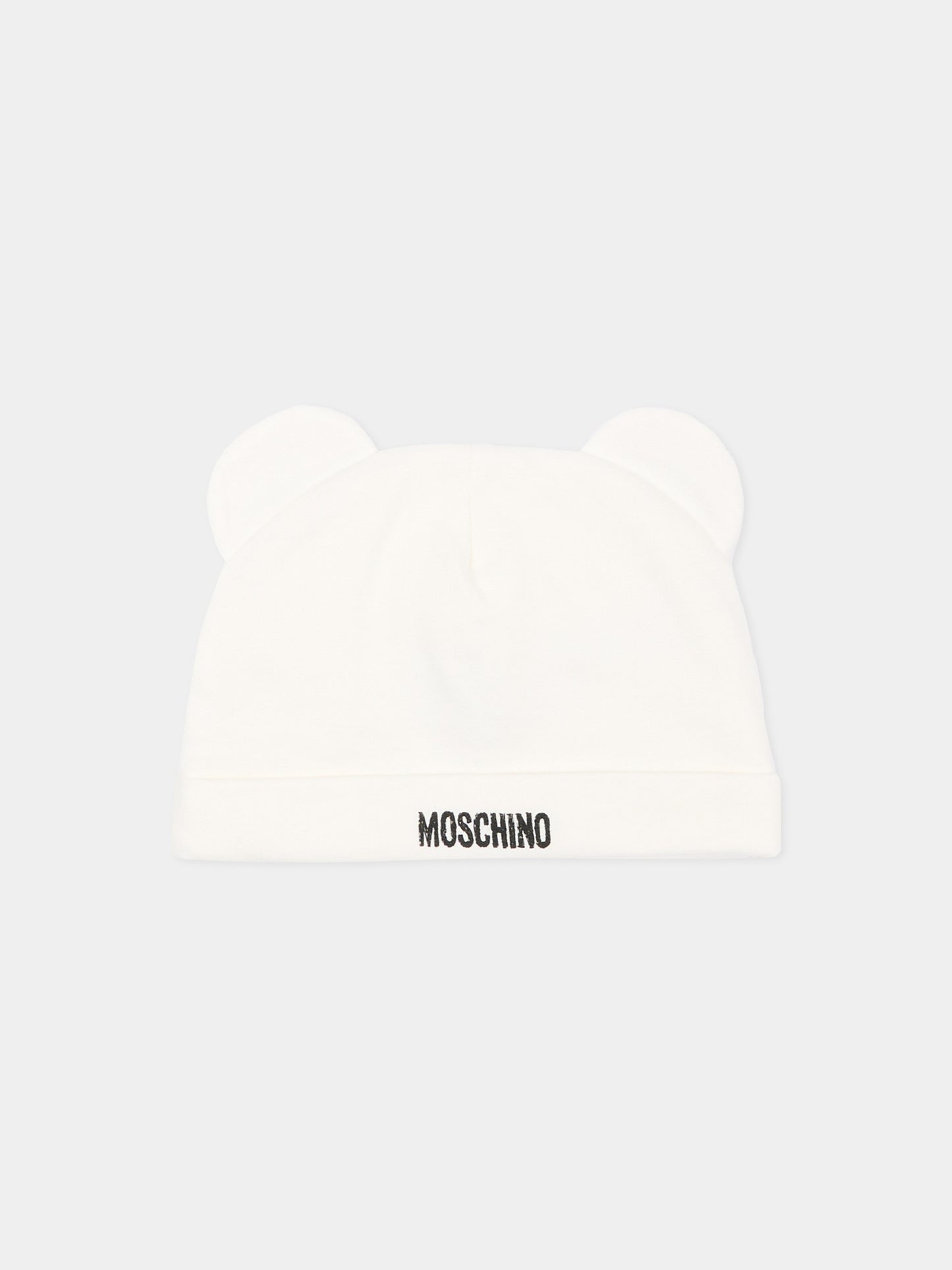 Set tutina avorio per neonati con Teddy Bear,Moschino Kids,MNY08B LCA40 10063