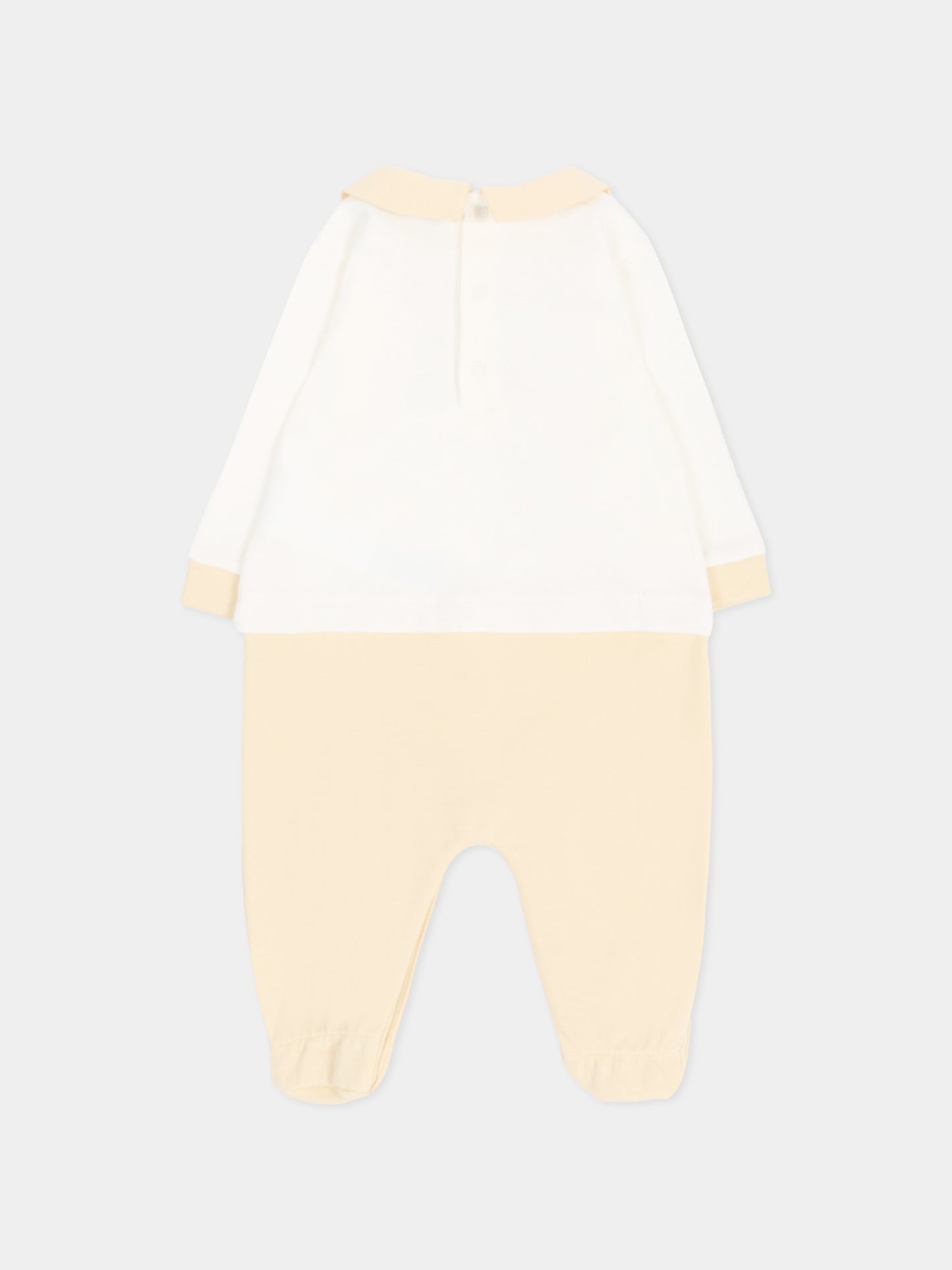Tutina beige per neonati con Teddy Bear,Moschino Kids,MPY06Z LCA40 83631