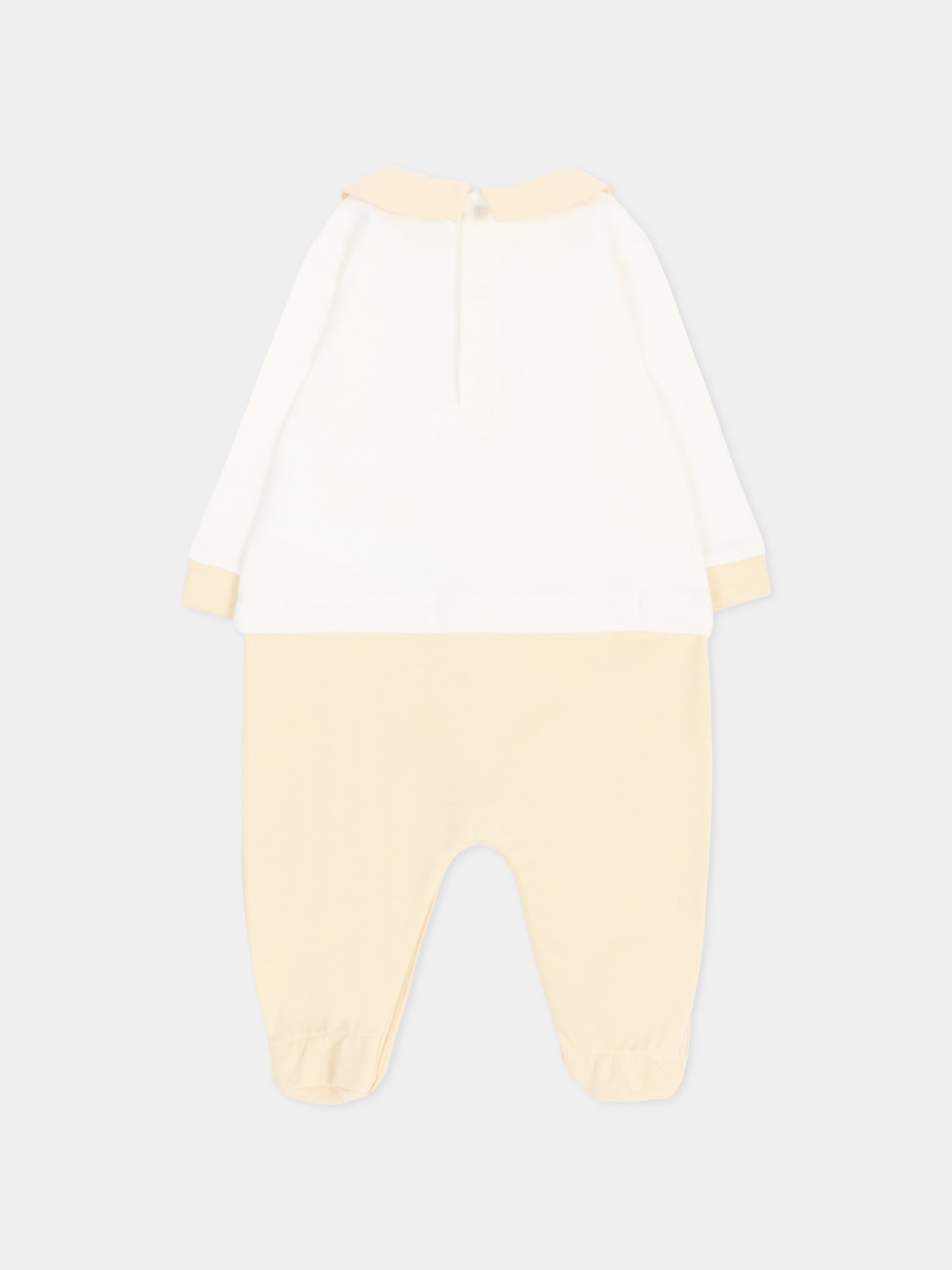 Tutina beige per neonati con Teddy Bear,Moschino Kids,MPY06Z LCA40 83631