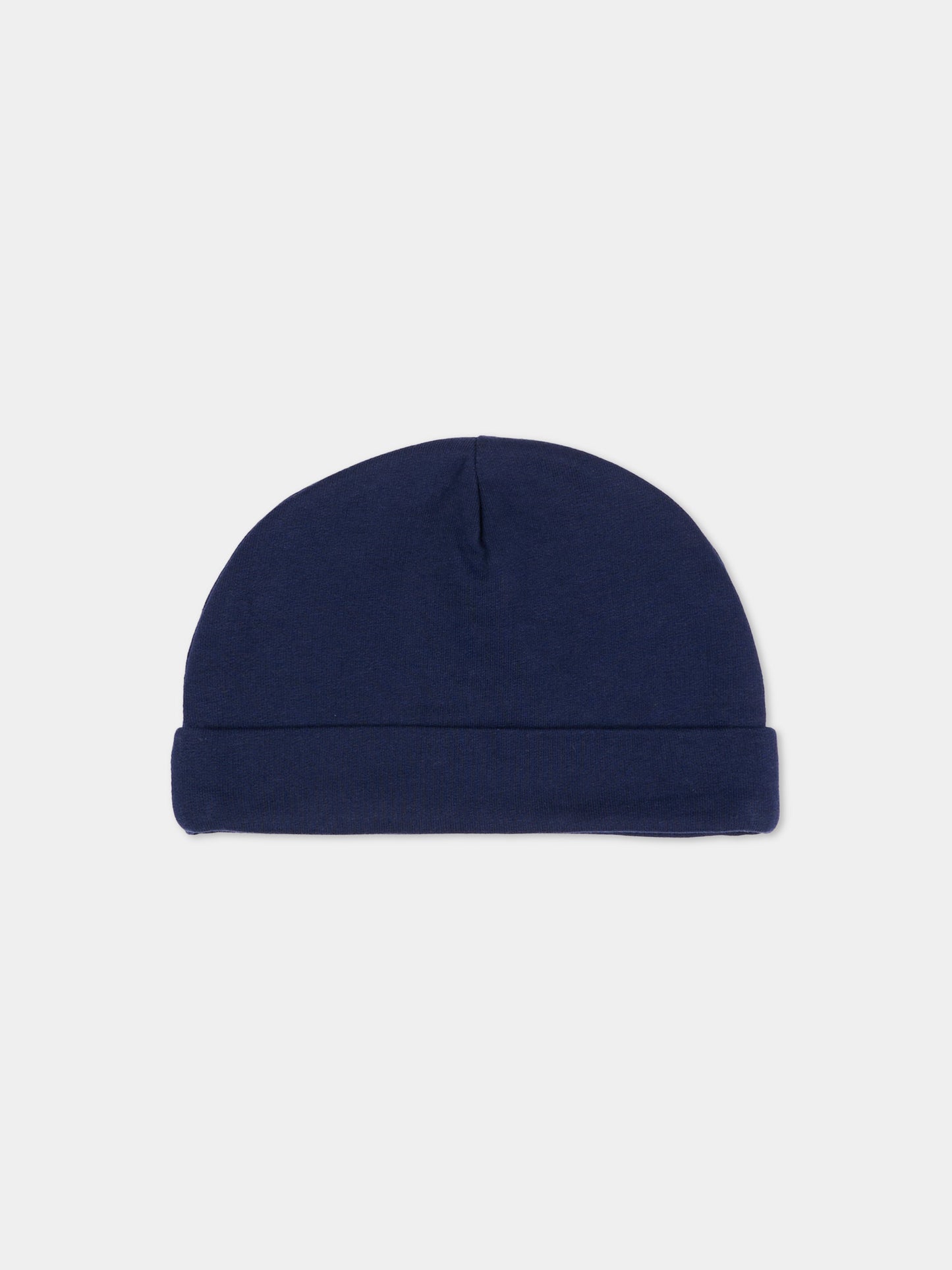 Cappello blu per neonati con Teddy Bear,Moschino Kids,MUX066 LCA40 40016