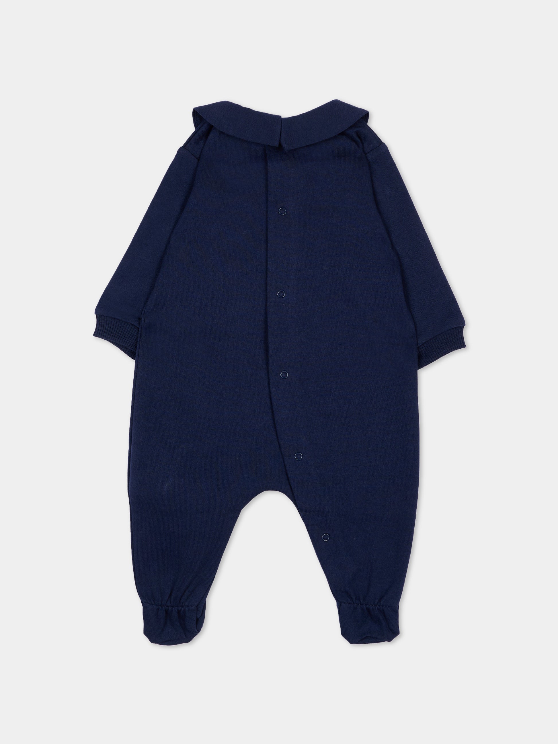 Tutina blu per neonati con Teddy Bear,Moschino Kids,MUY09O LCA40 40016