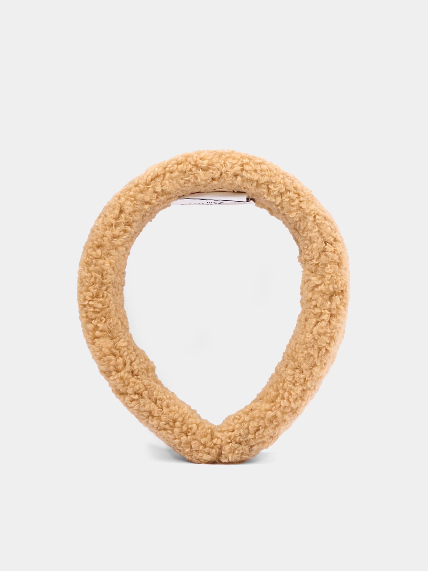 Cerchietto beige per bambina con logo,Moschino Kids,HDX01Q LIA00 20351