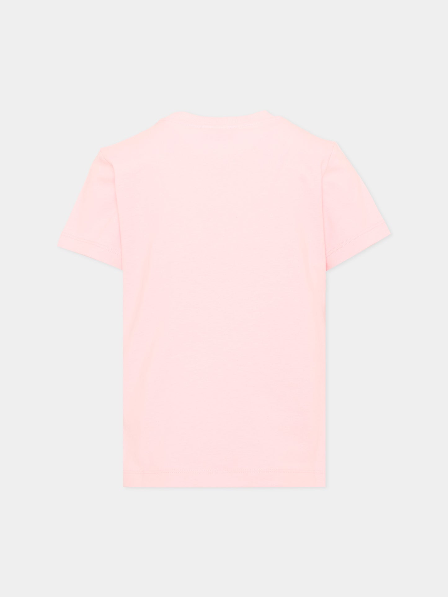 T-Shirt rosa per bambina con Teddy Bear,Moschino Kids,HNM05V LAA10 50209