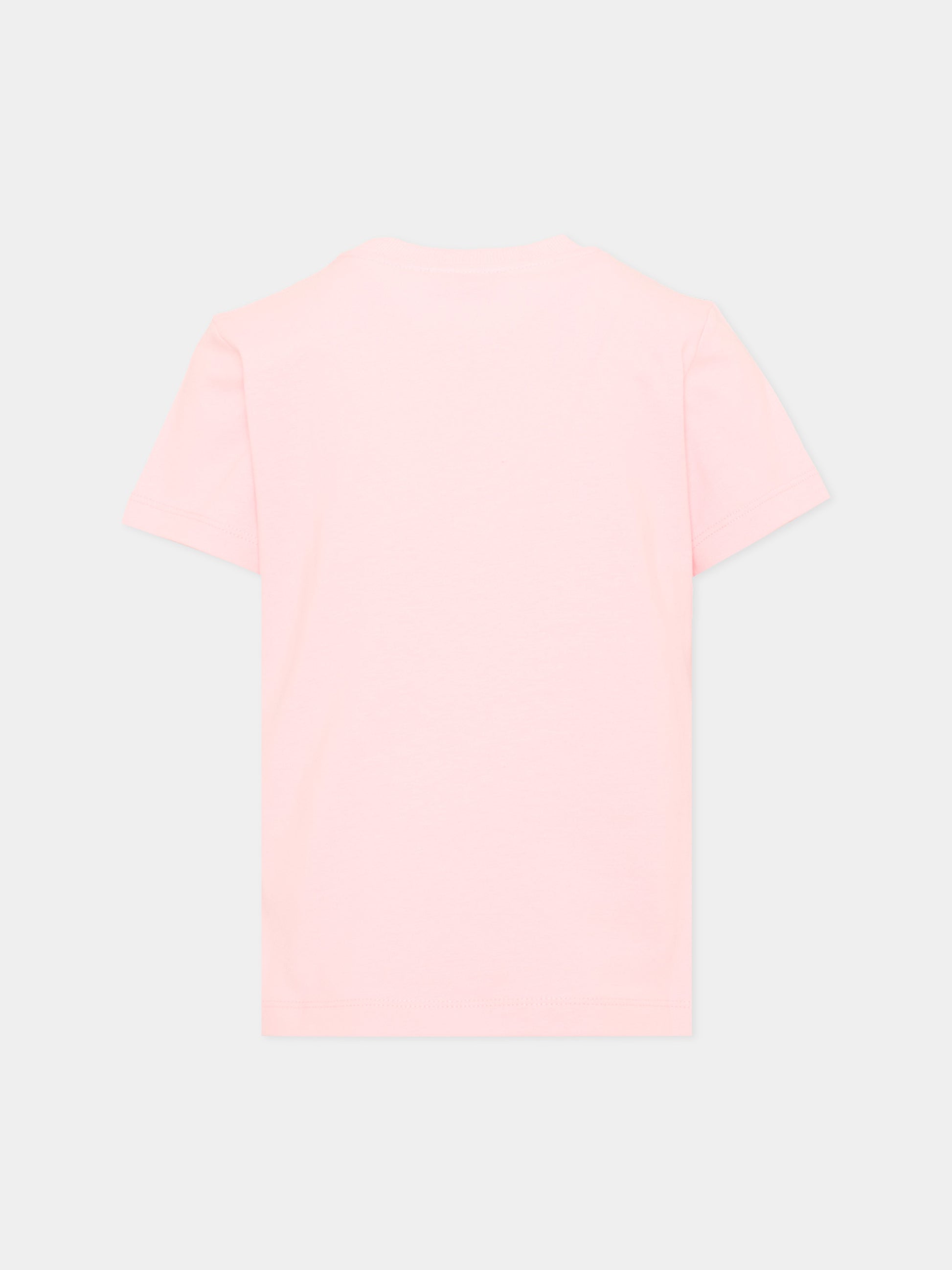 T-Shirt rosa per bambina con Teddy Bear,Moschino Kids,HNM05V LAA10 50209