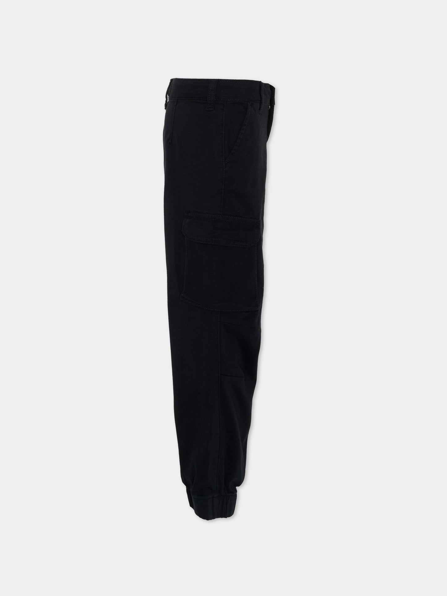 Pantalone nero cargo per bambina,Abercrombie & Fitch,43AG19 K94