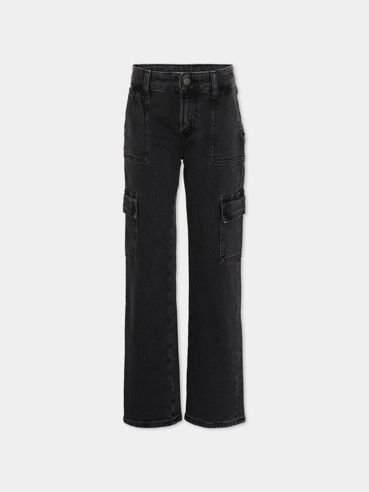 Pantaloni grigi per bambino cargo,Calvin Klein Kids,IB0IB02520 1BY