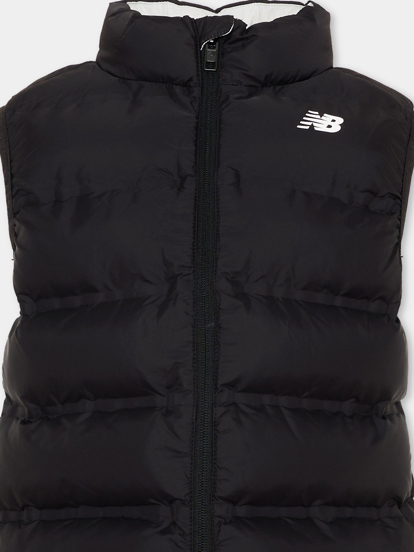 Gilet nero per bambino imbottito,New Balance,LAKB0037 BK