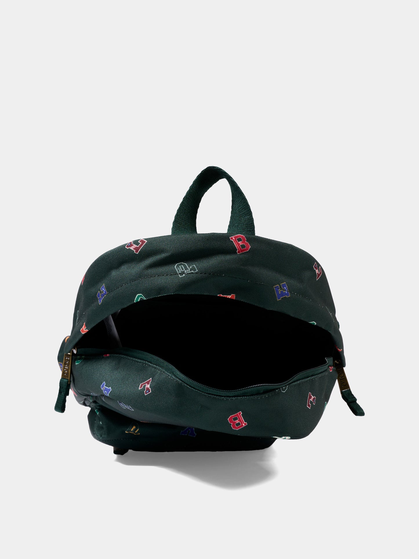 Zaino verde per bambina con Polo Pony,Ralph Lauren Kids,9AR179 ECF