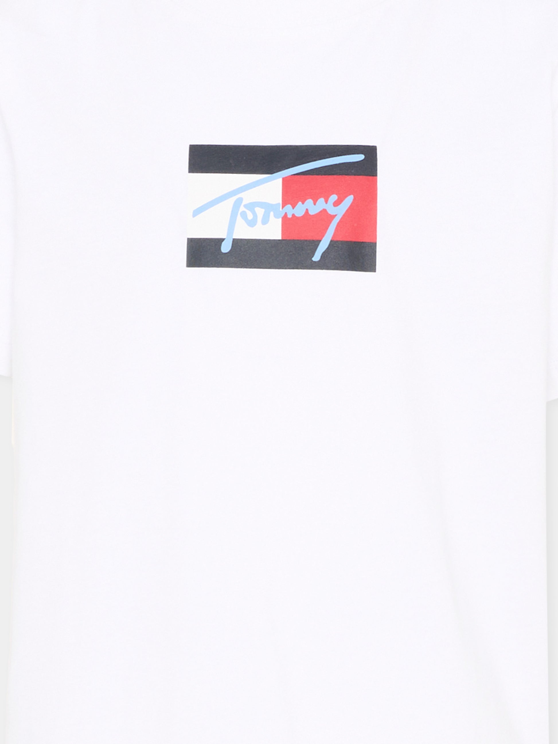 T-shirt bianca per bambini con logo,Tommy Hilfiger Junior,KB0KB09725 YBR