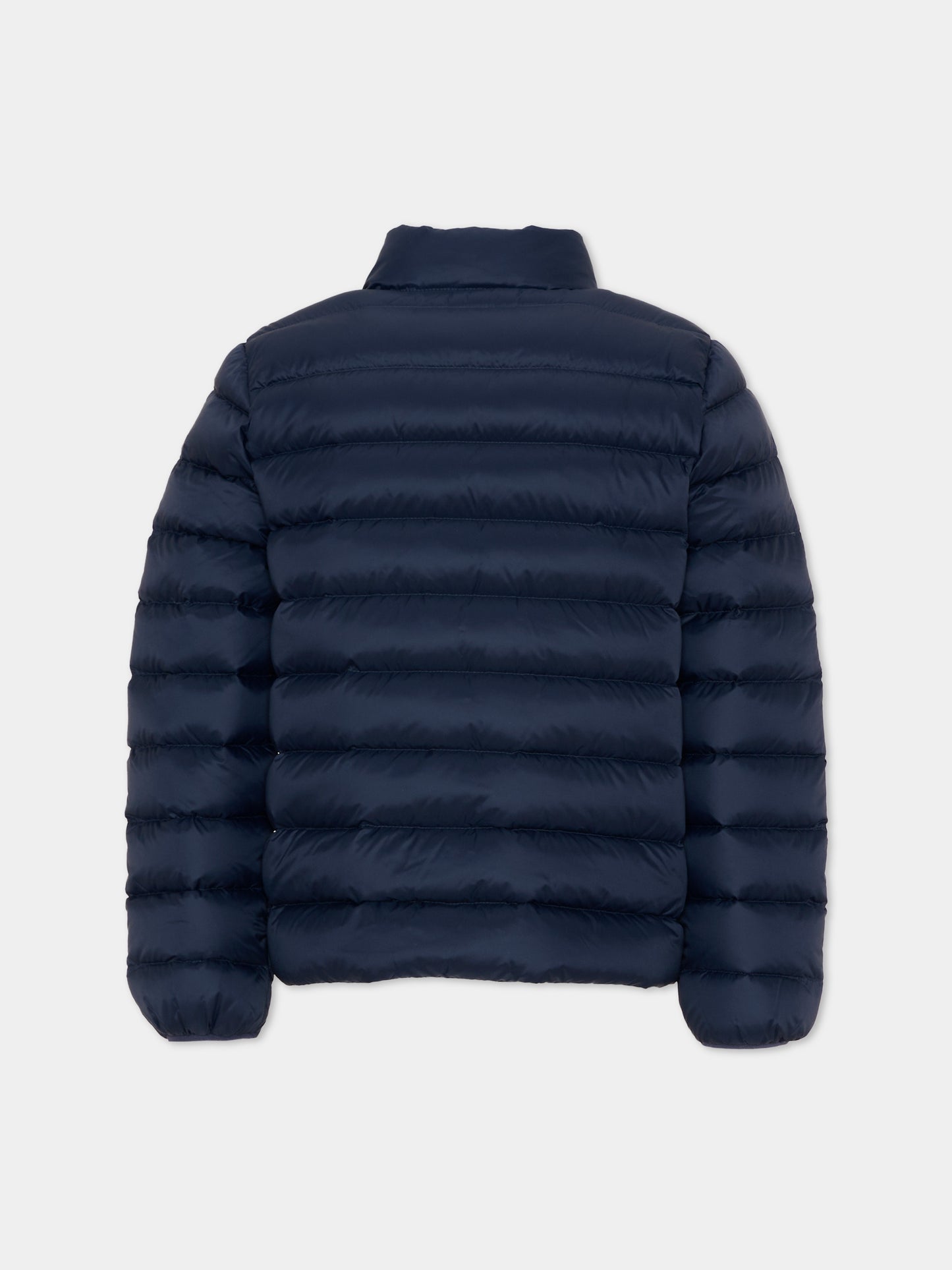 Piumino blu per bambini con logo,Tommy Hilfiger Junior,KS0KS00652 C1G