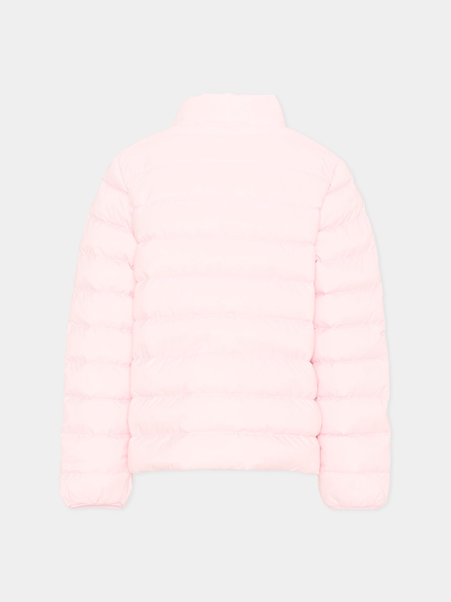 Piumino rosa per bambina con logo,Tommy Hilfiger Junior,KS0KS00652 TOG