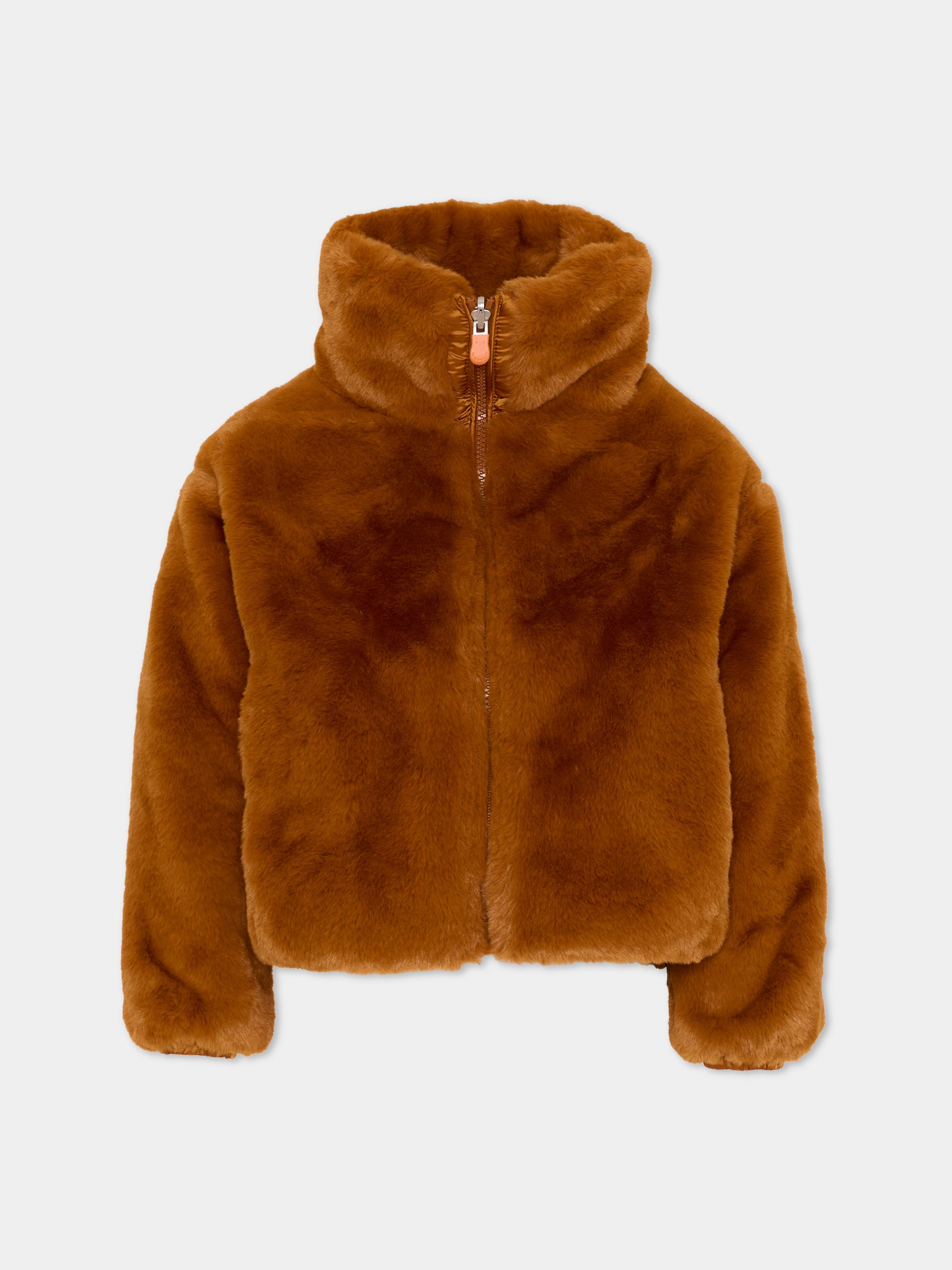 Ecopelliccia Ceri beige per bambina,Save The Duck Kids,J31352G FURY21 40044