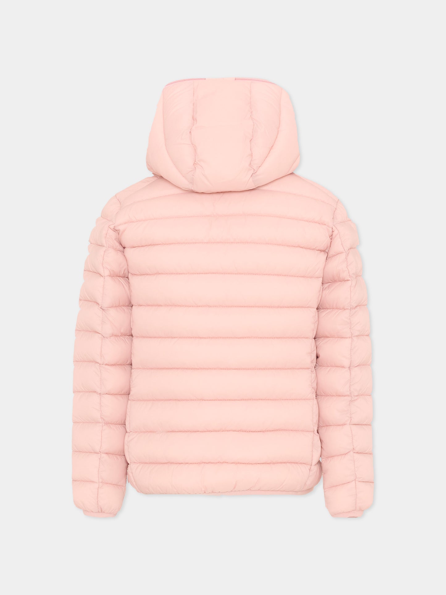 Piumino Lily rosa per bambina con logo,Save The Duck Kids,J32310G GIGA21 80007