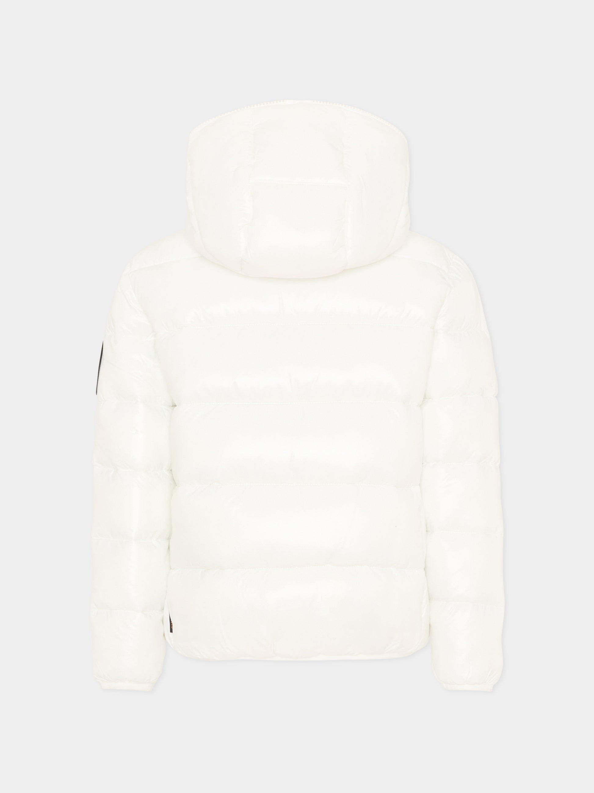 Piumino Kate bianco per bambini con logo,Save The Duck Kids,J38090G LOVE21 00002