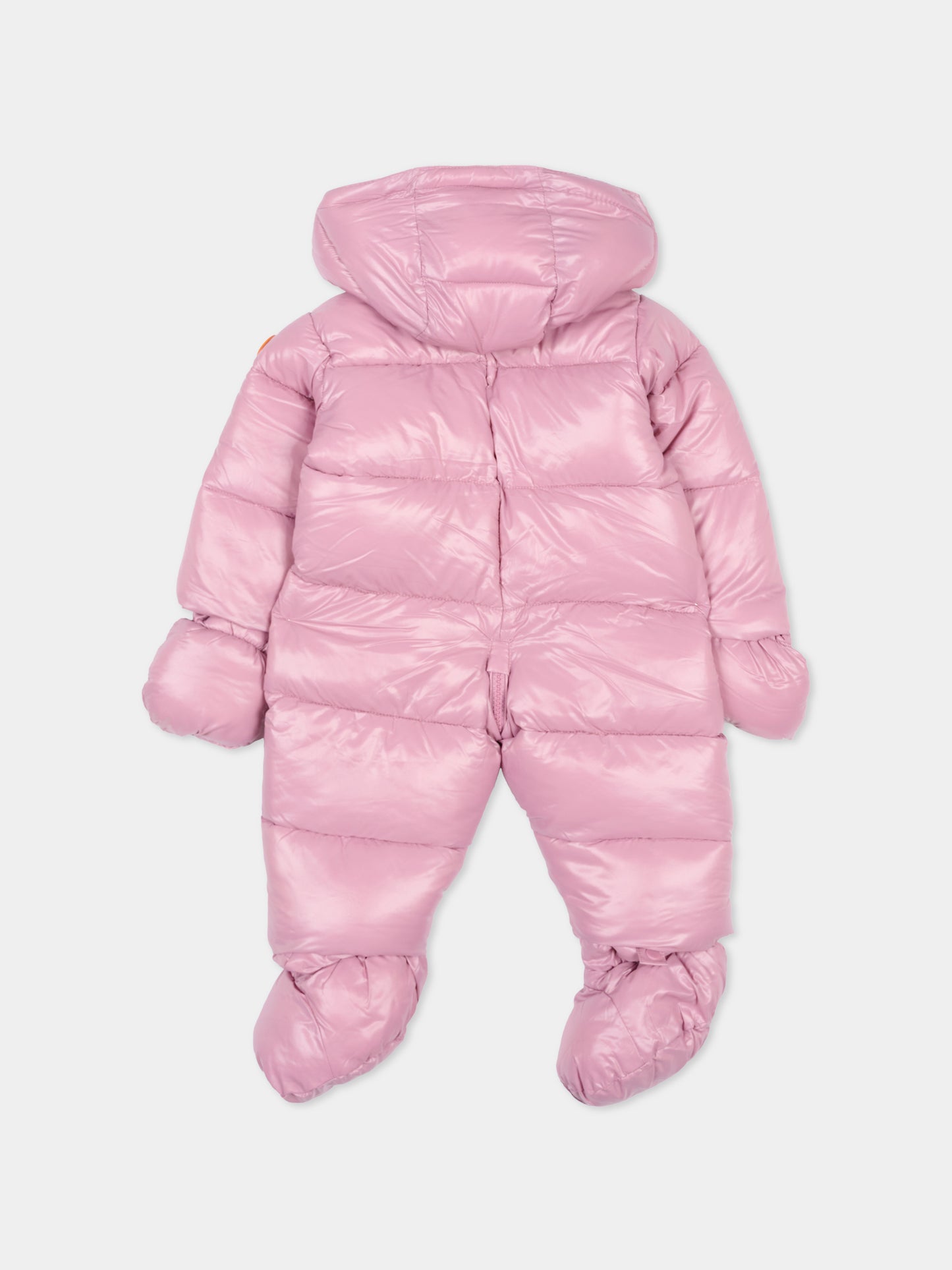 Piumino Shell rosa per neonata con logo,Save The Duck Kids,I30002X LOVE21 80044