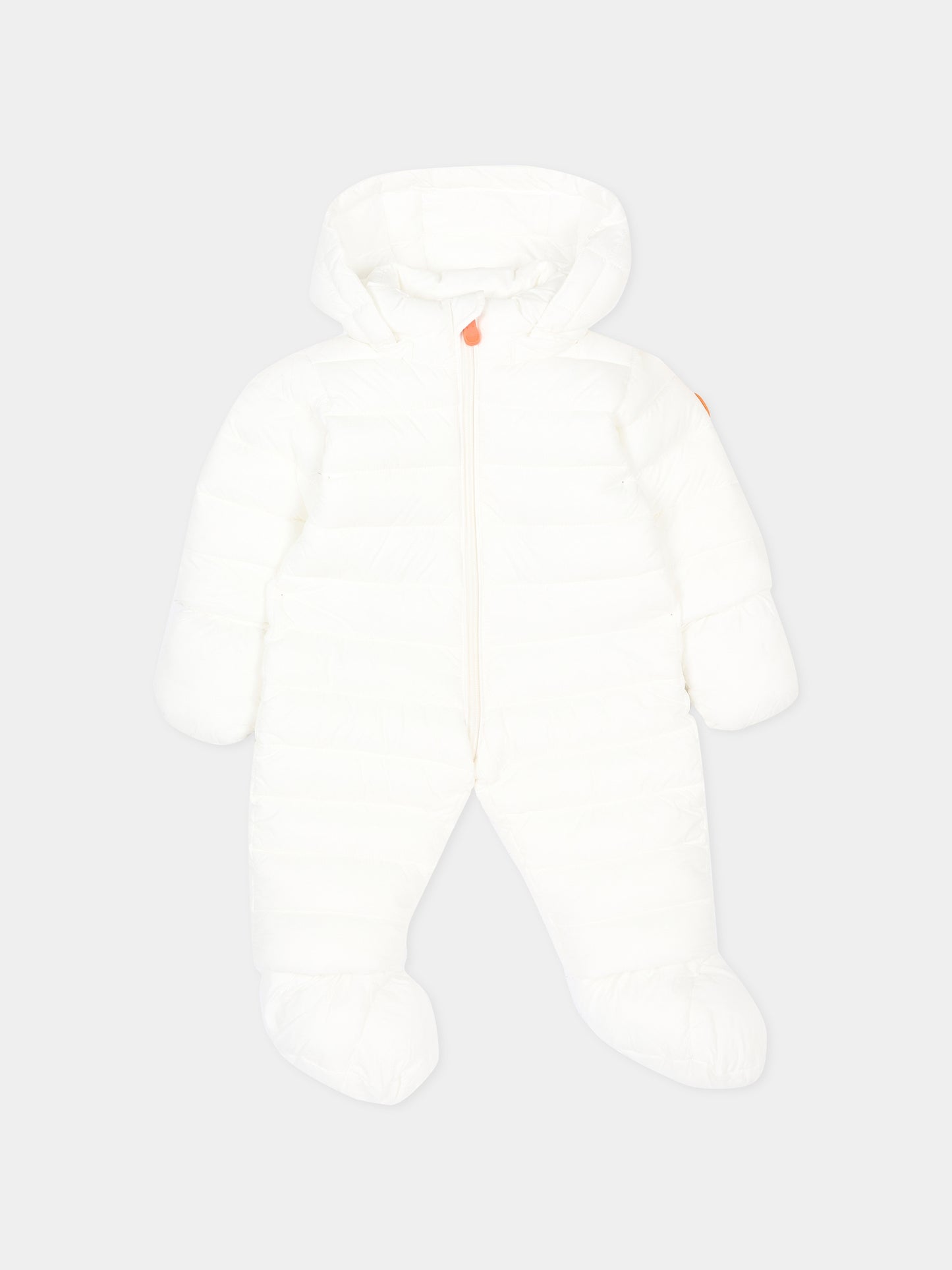Piumino Storm bianco per neonati con logo,Save The Duck Kids,I30002X GIGA21 00002