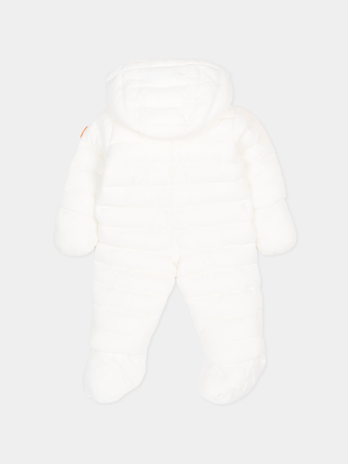 Piumino Storm bianco per neonati con logo,Save The Duck Kids,I30002X GIGA21 00002