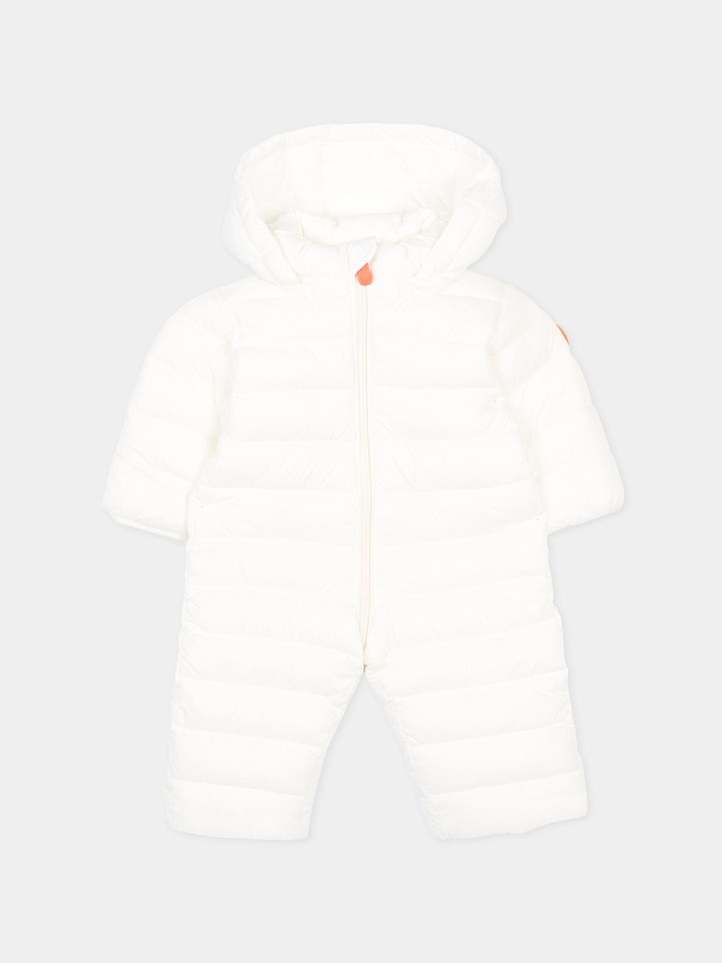 Piumino Storm bianco per neonati con logo,Save The Duck Kids,I30002X GIGA21 00002