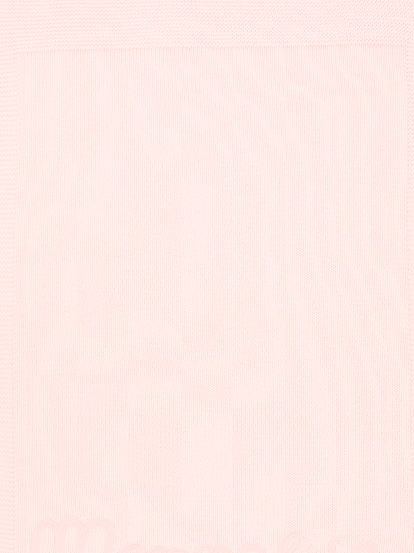 Coperta rosa per neonata con logo,Monnalisa,35F003 6083 091C