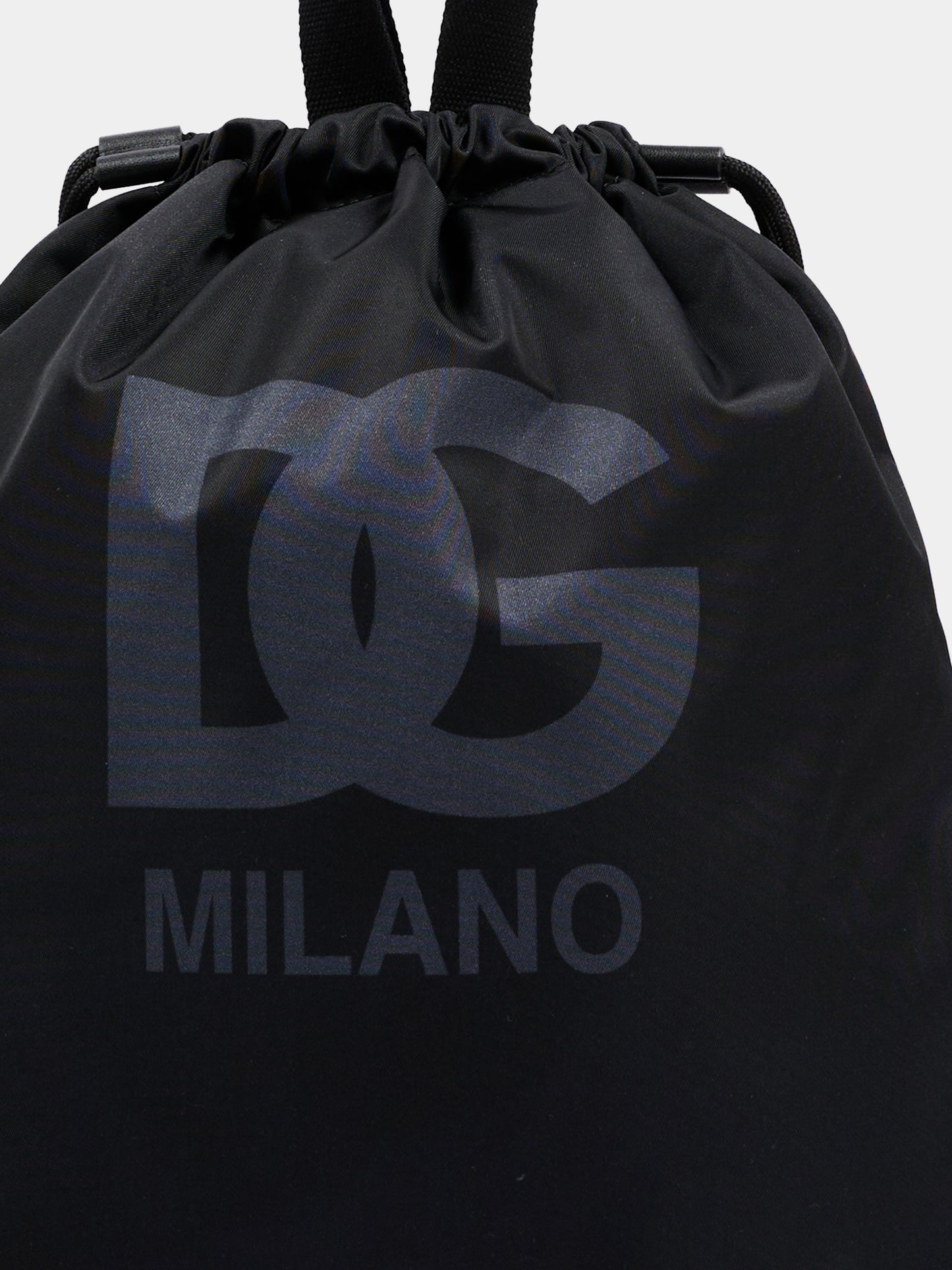 Zaino nero per bambini con logo,Dolce & Gabbana Kids,EM0150 AZ589 HN5ZL