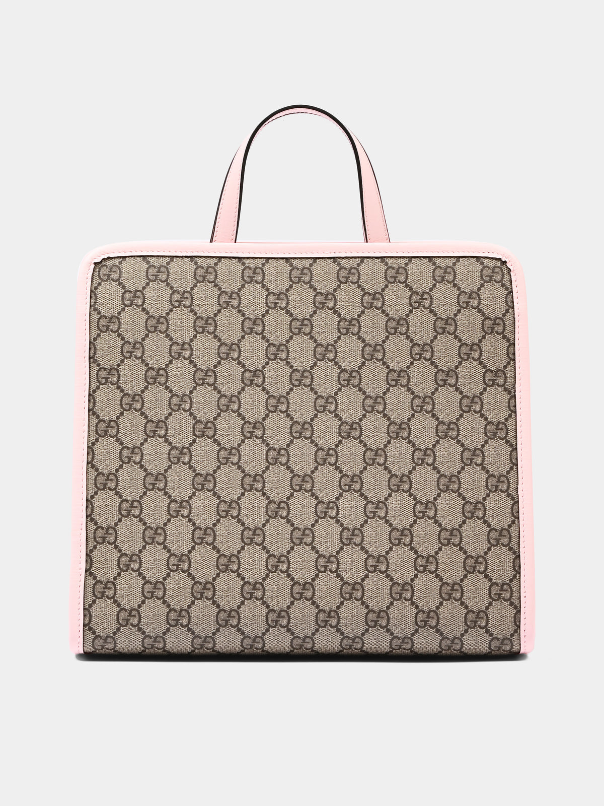 Borsa Shopping beige per bambina con gatto,Gucci Kids,605614 FAGA6 8561